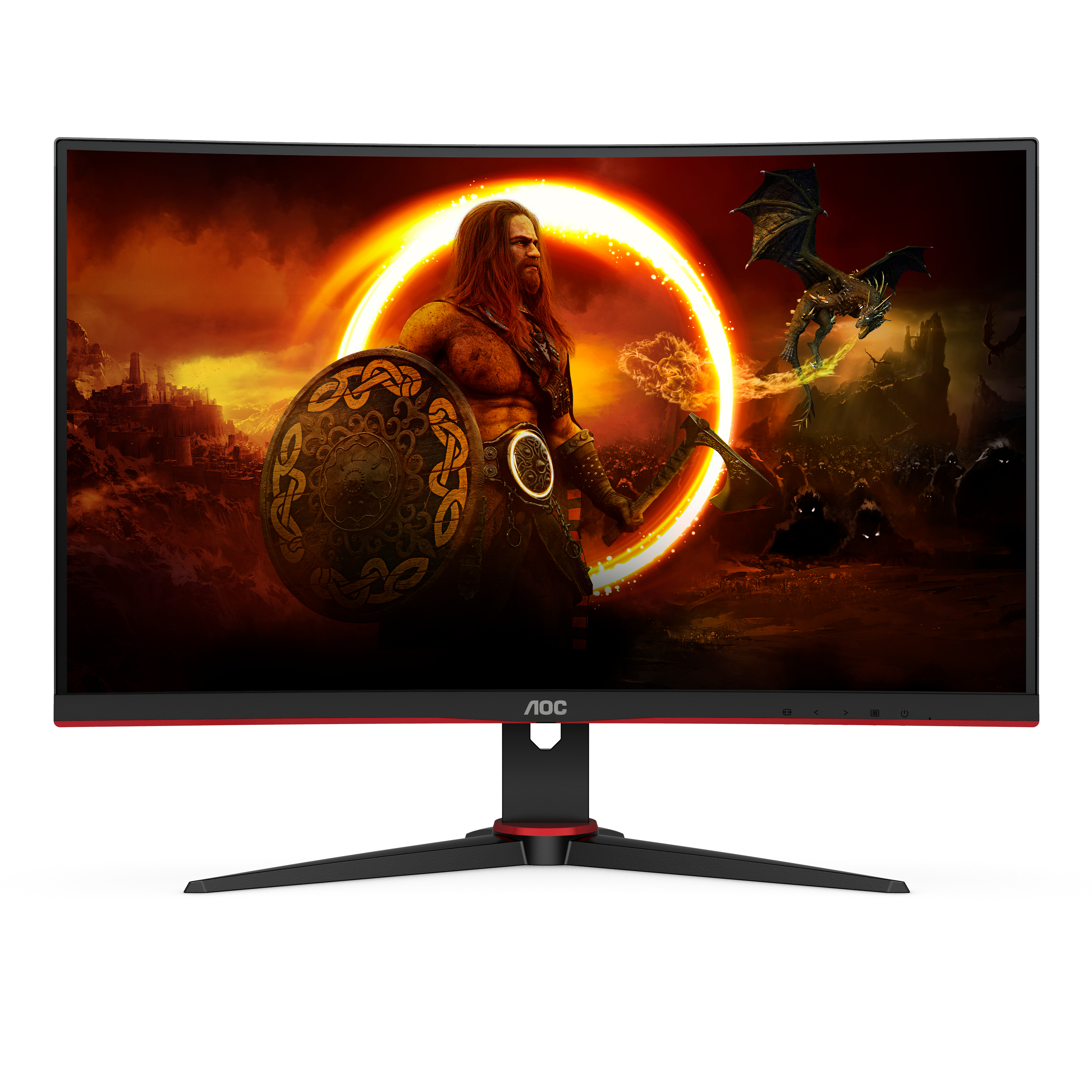 B-WARE - AOC Gaming C27G2E/BK - LED-Monitor - Gaming - gebogen - 68.6 cm (27")