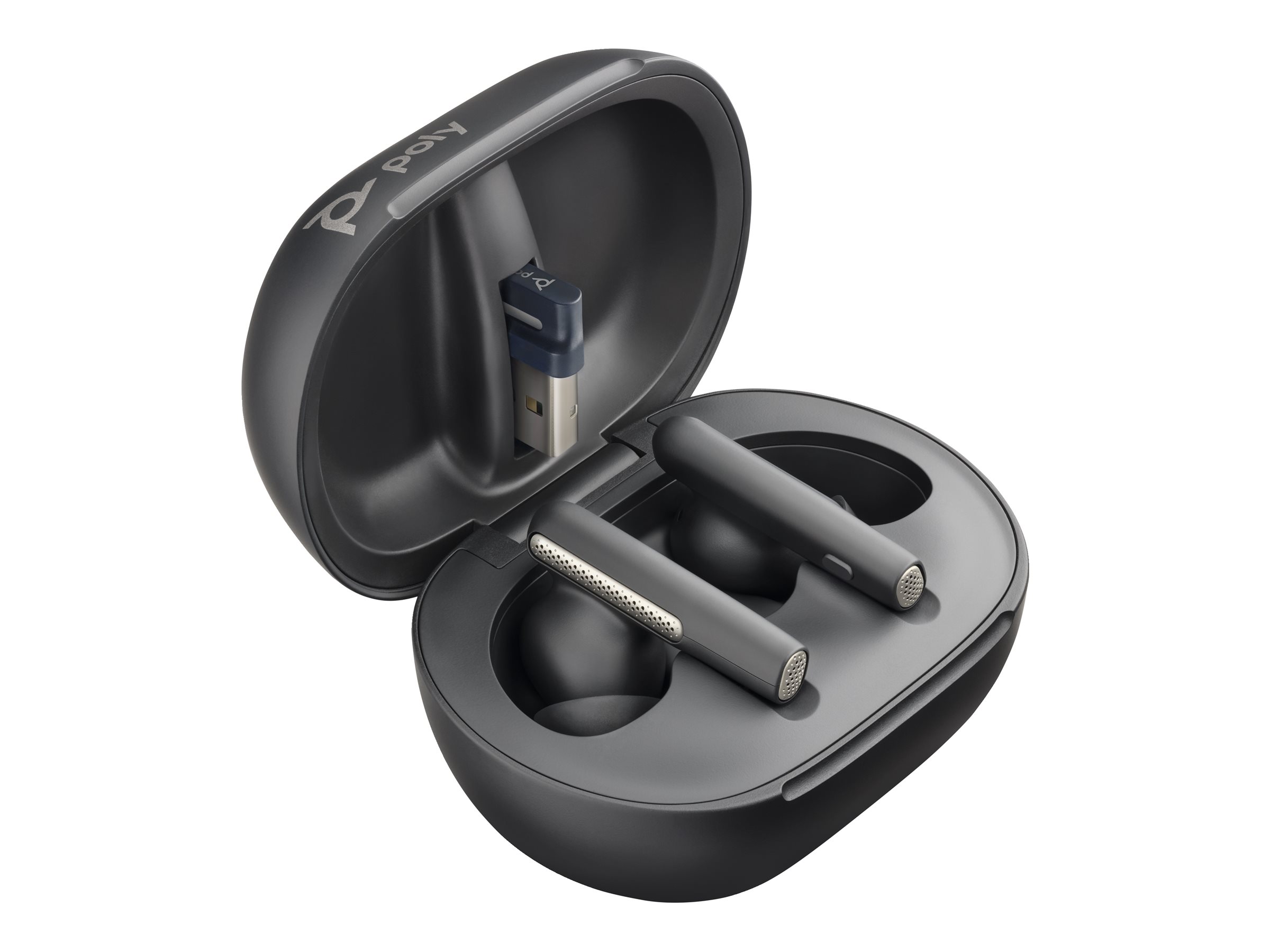 Poly HP Poly Voyager Free 60+ UC M - True Wireless-Kopfhörer mit Mikrofon