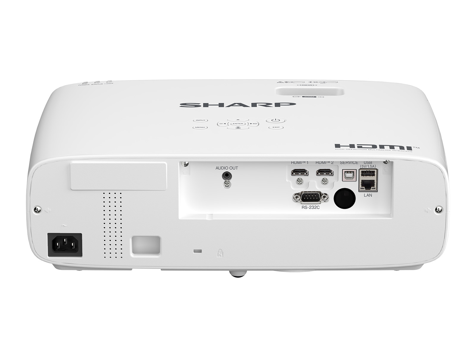 NEC Sharp E501U - 3-LCD-Projektor - 5000 lm - WUXGA (1920 x 1200)