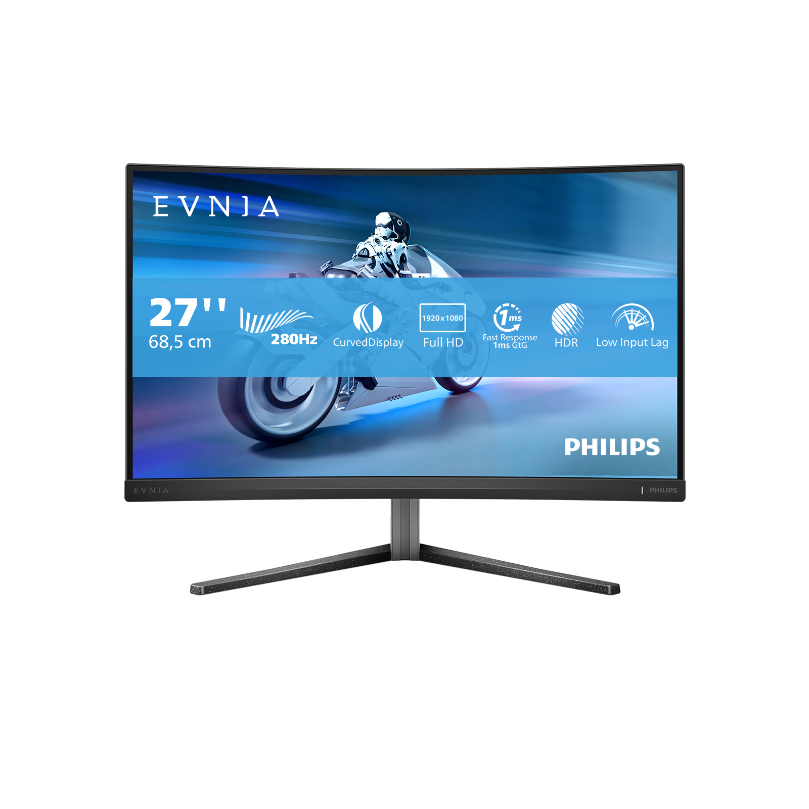 Philips Evnia 5000 27M2C5200W - LED-Monitor - Gaming - gebogen - 68.5 cm (27")