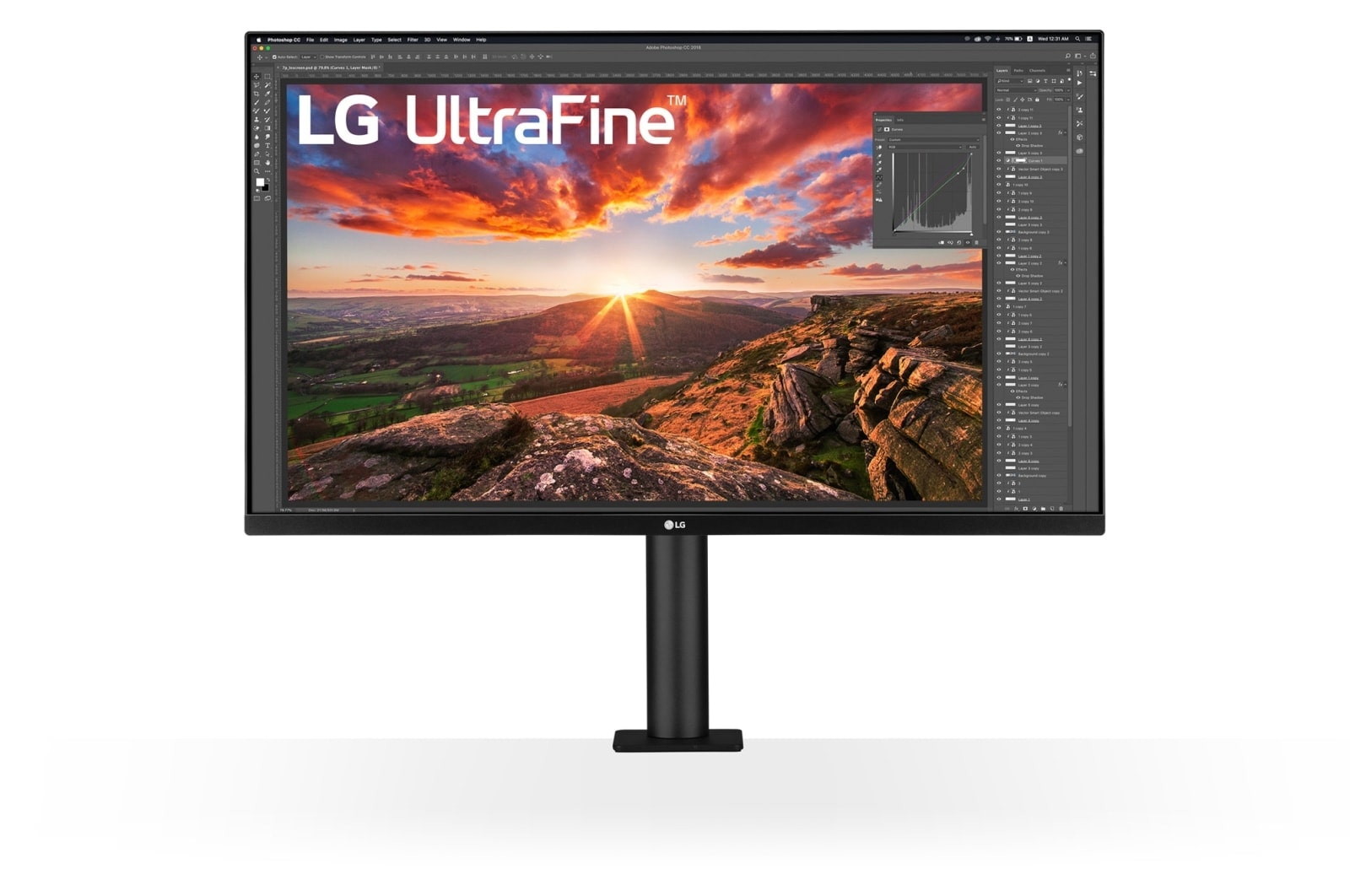 LG UltraFine 32UN880K-B Monitor 81.3cm (32") 4K UHD, IPS, 5ms, HDMI, Displayport, USB