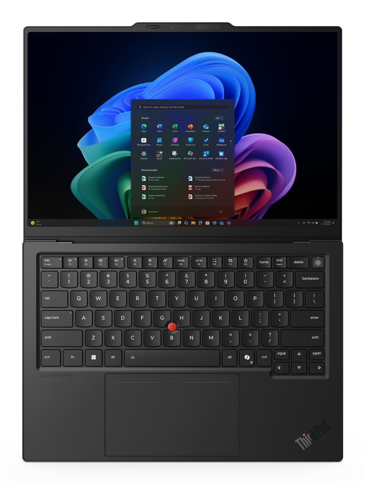 Lenovo ThinkPad X1 Carbon G14 Aura Edt., 14"2.8K OLED Touch, Core Ultra 7 355, 32GB, 1TB, 5G, W11P