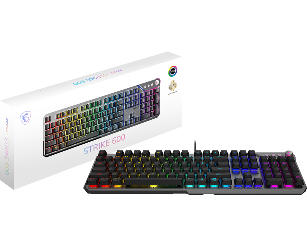 MSI STRIKE 600 - Tastatur - full size - hintergrundbeleuchtet