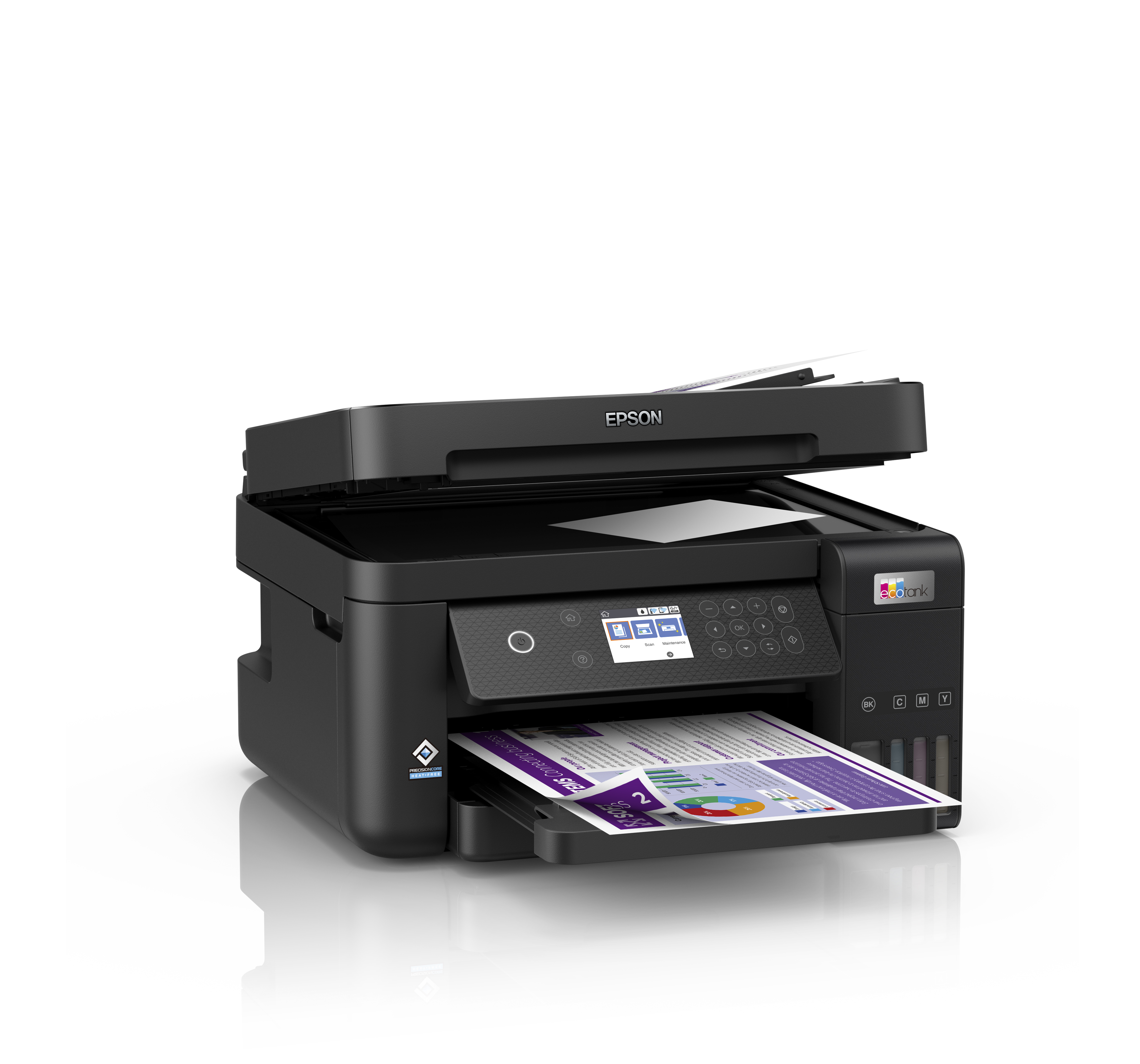 Epson EcoTank ET-3850 - Multifunktionsdrucker - Farbe - Tintenstrahl - A4/Legal (Medien)