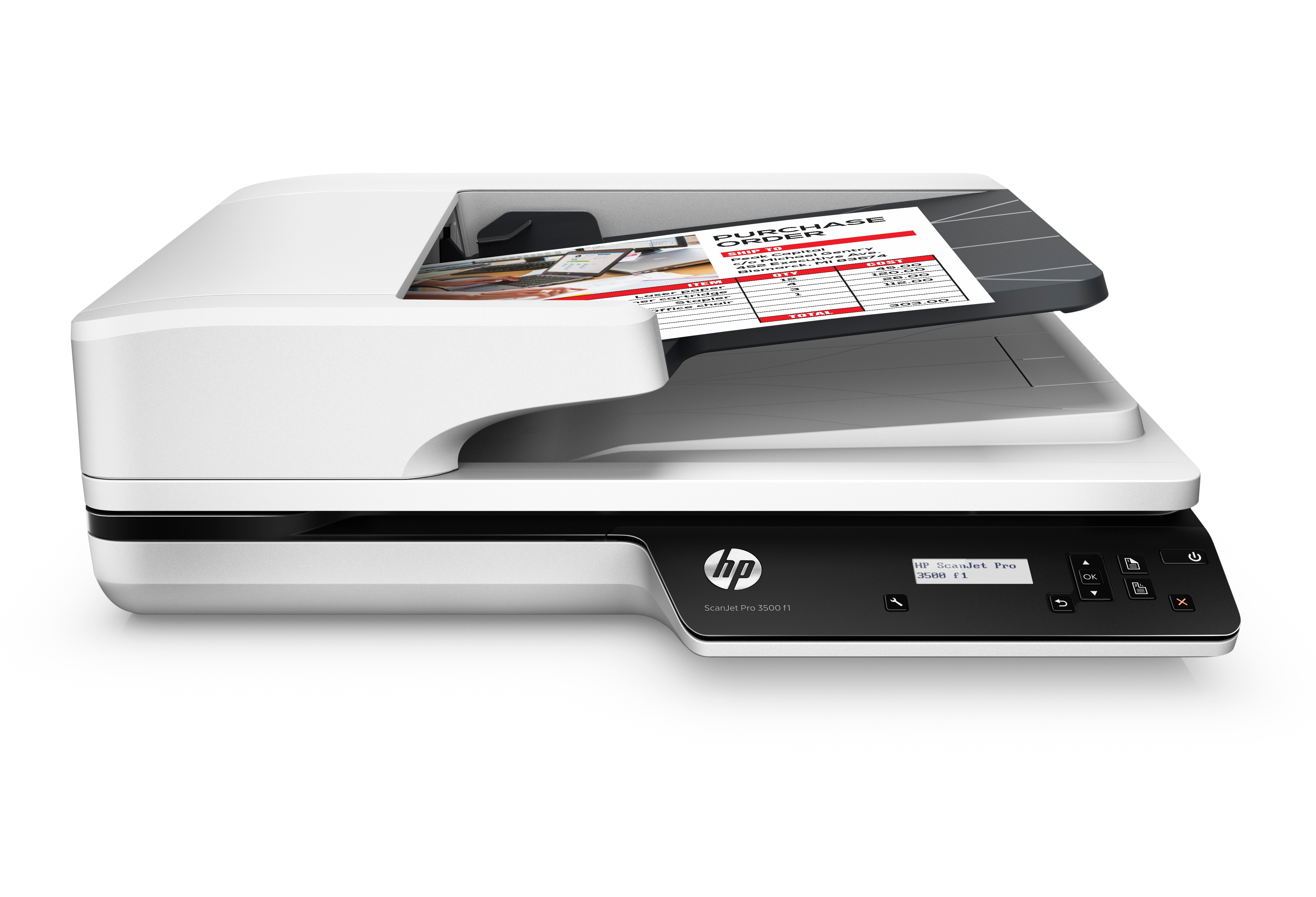 HP Scanjet Pro 3500 f1 - Dokumentenscanner - CMOS / CIS - Duplex - A4/Letter - 1200 dpi x 1200 dpi -