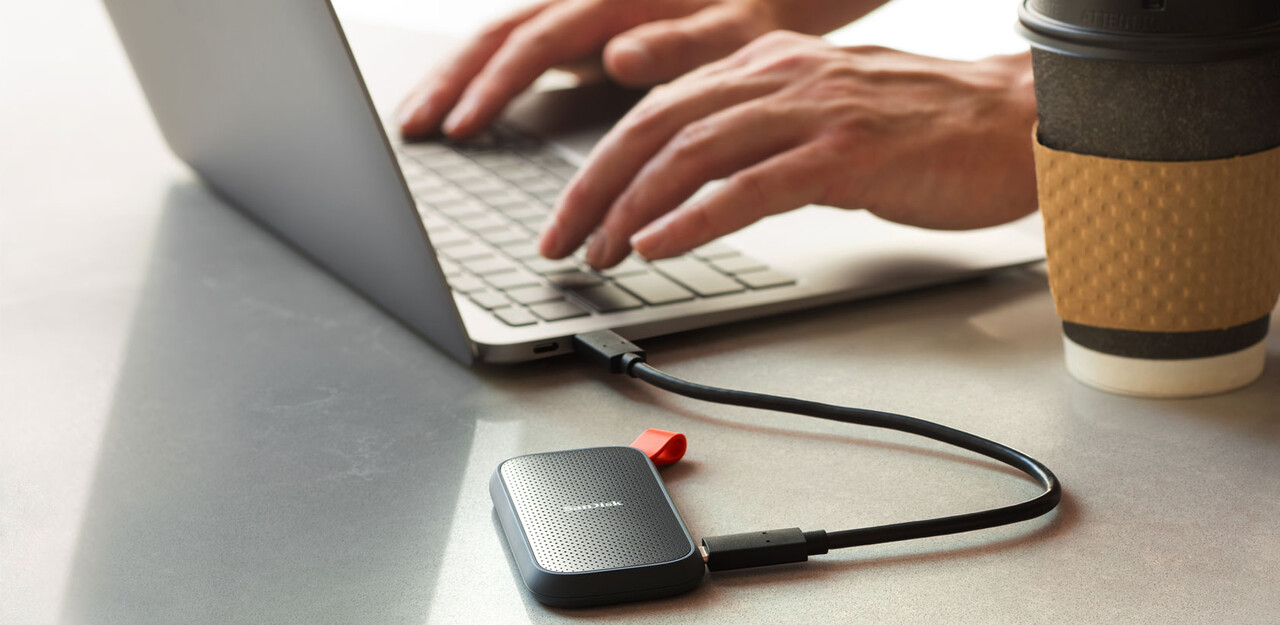 SanDisk Portable SSD 480GB, USB-C 3.1