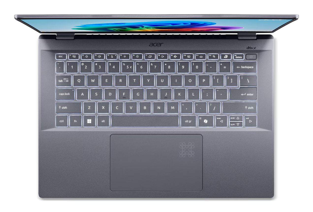 Acer Swift Go 14 AI SFG14-01 - 180°-Scharnierdesign - Snapdragon X Plus X1P-42-100 - Win 11 Home - Q