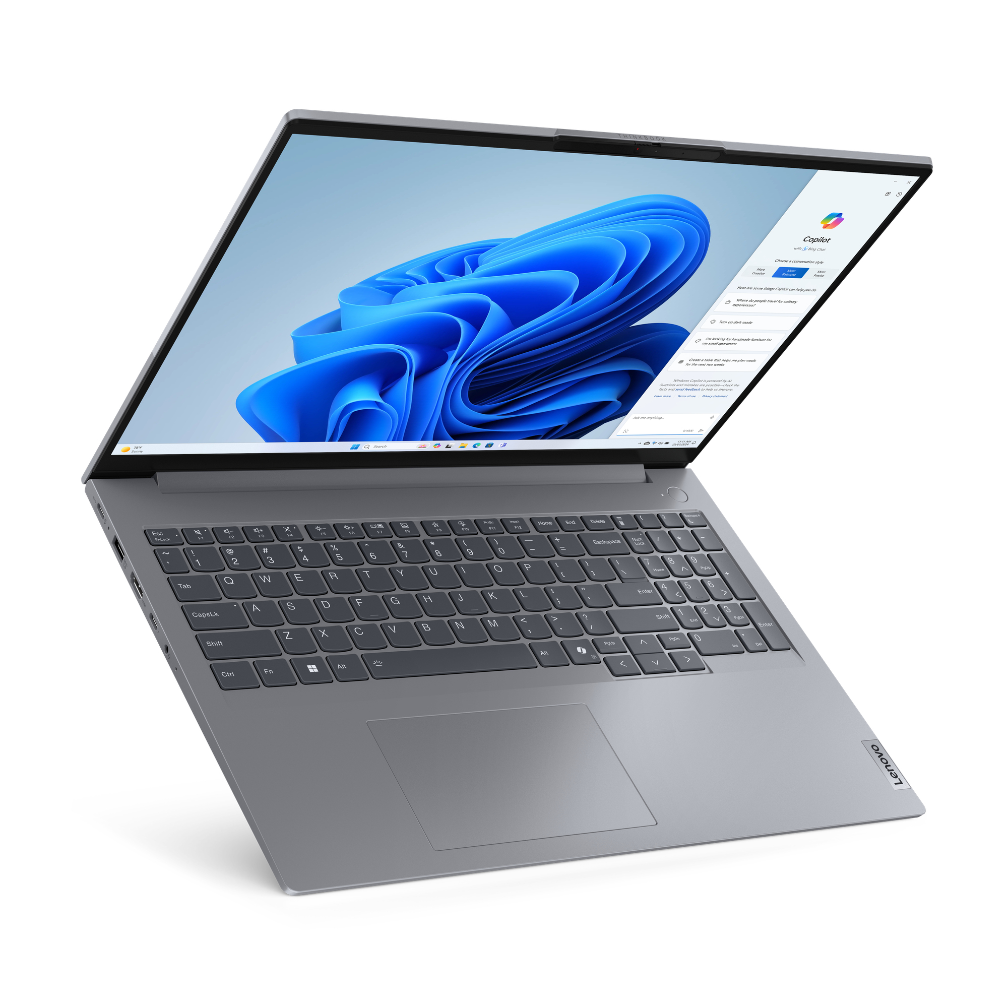 Lenovo ThinkBook 16 G7, 16" WUXGA, AMD Ryzen 5 7535HS, 32GB RAM, 512GB SSD, Win11 Pro
