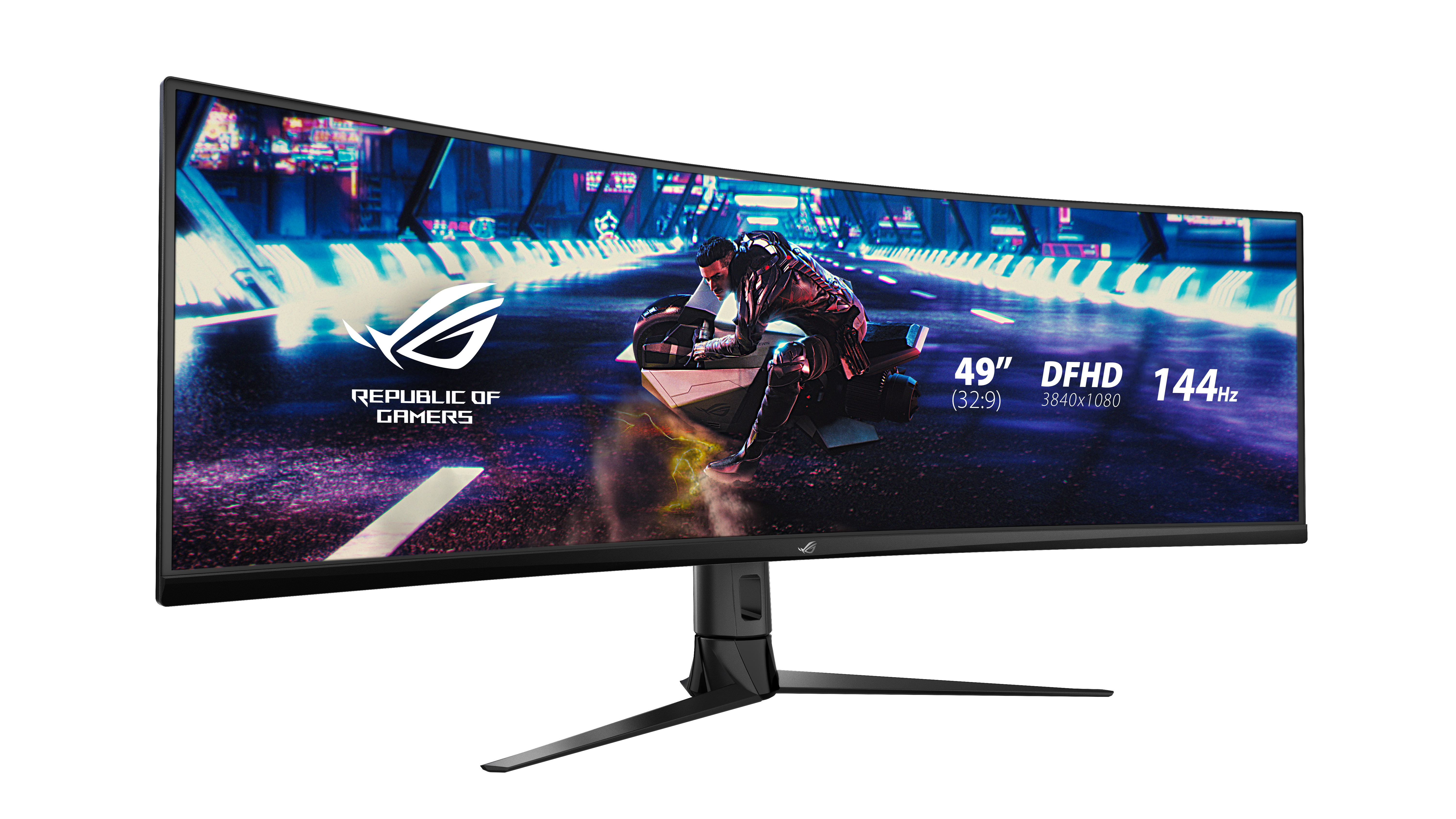 ASUS ROG Strix XG49VQ Ultra-Wide Gaming-Display, 49" 4K LED curved, 144Hz, 450nits, 4ms