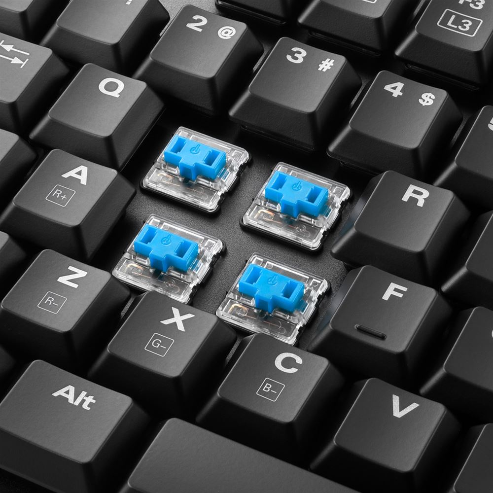 Sharkoon PureWriter RGB - Tastatur - Hintergrundbeleuchtung