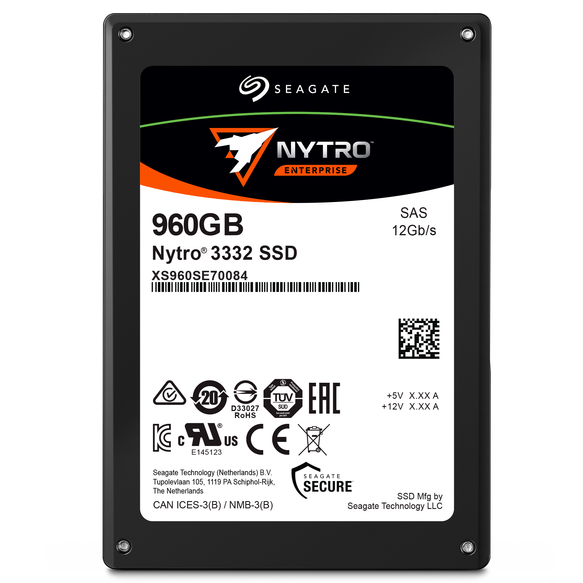 Seagate Nytro 3332 XS1920SE70084 - SSD - 1.92 TB - intern - 2.5" (6.4 cm)