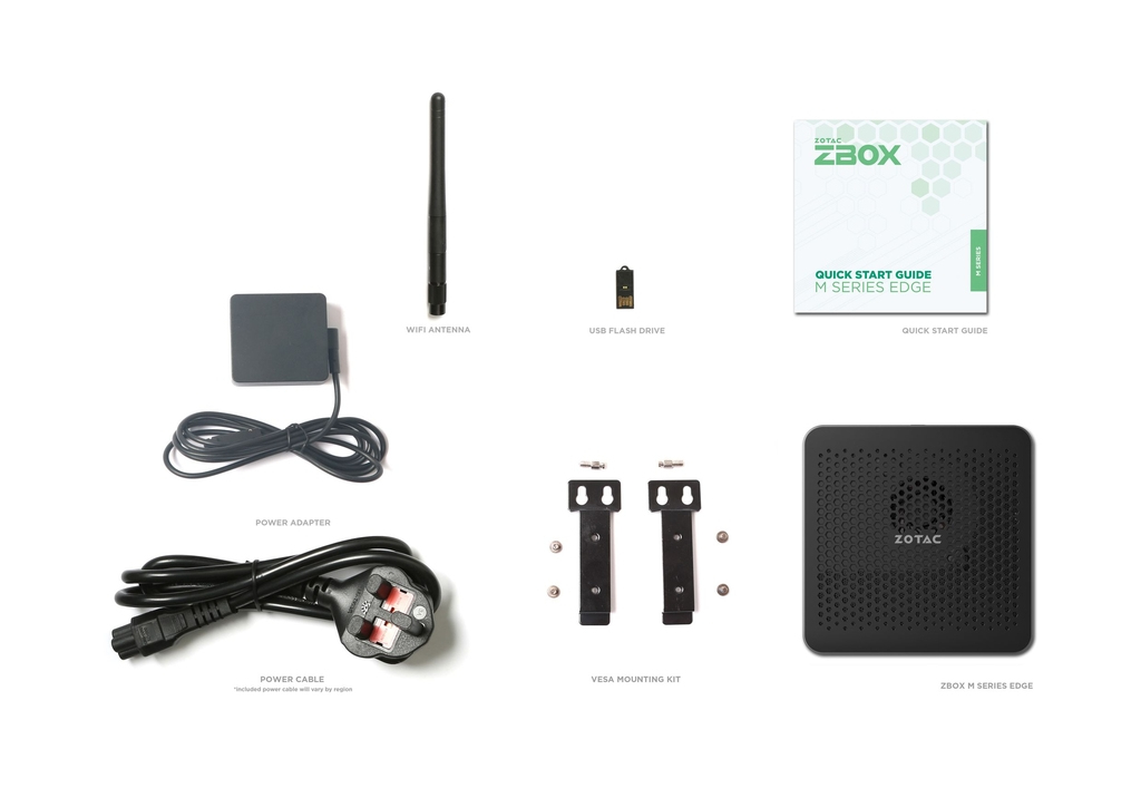 Zotac ZBOX edge MI648 Barebone, Core i5-1340P, 2x DDR5 SO-DIMM, 2x PCIe, Wi-Fi 6