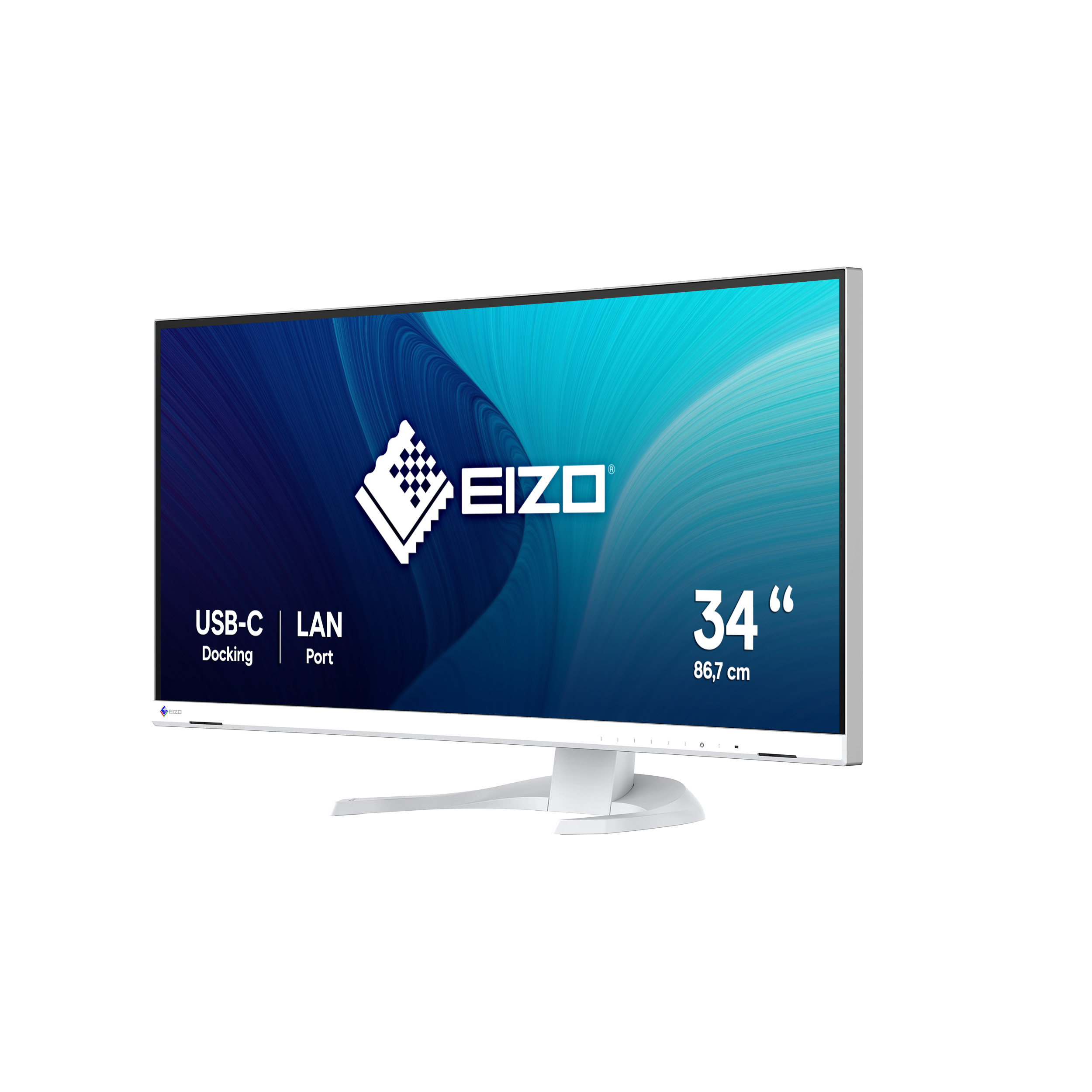 EIZO FlexScan EV3451X-WT - LED-Monitor - gebogen - 86.4 cm (34")