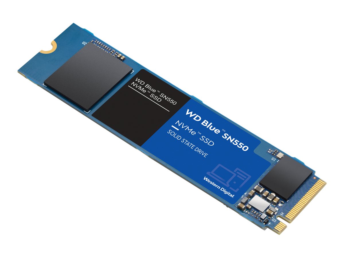 WD Blue SN550 NVMe SSD WDS250G2B0C - SSD - 250 GB - intern - M.2 2280 - PCIe 3.0 x4 (NVMe)