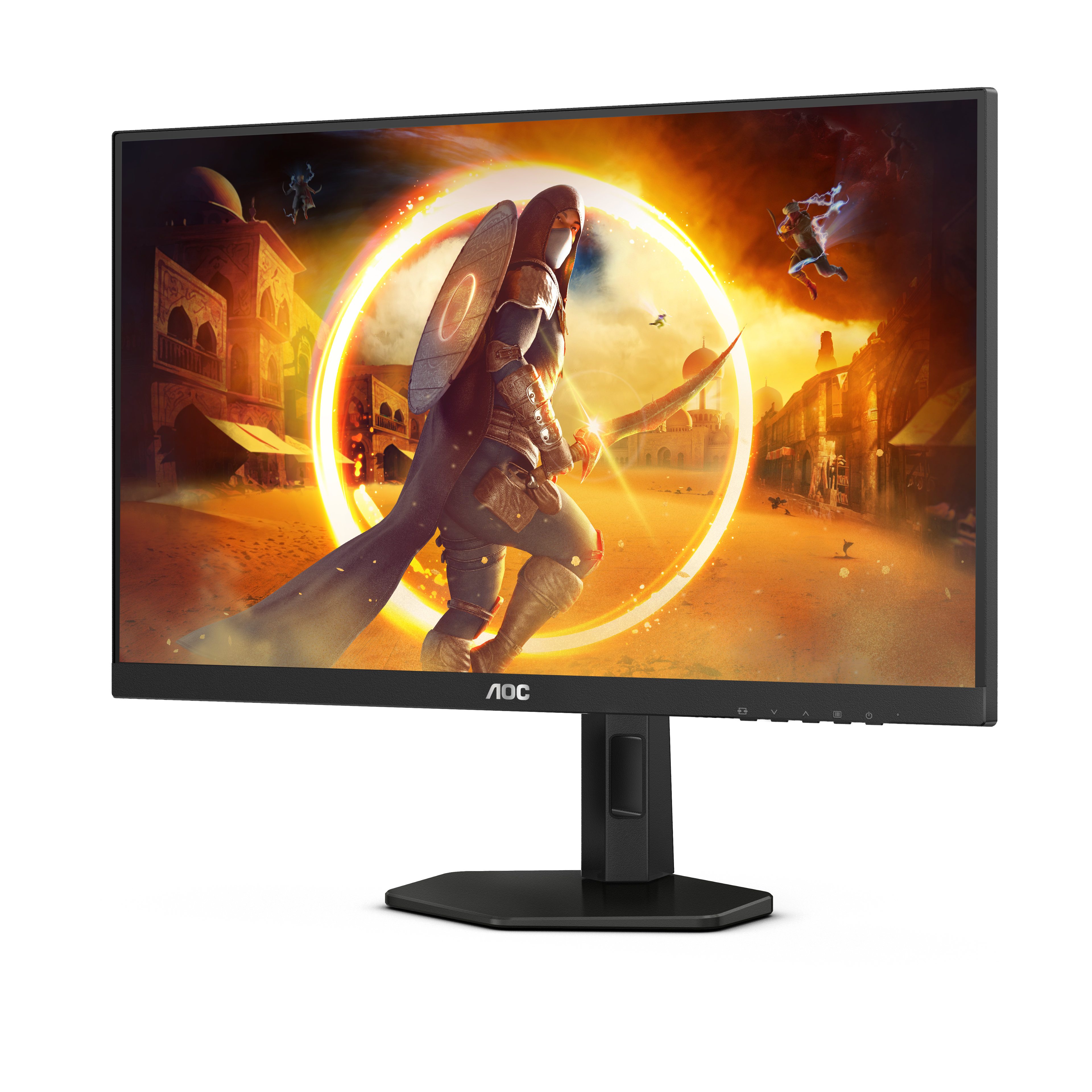 AOC G4 Q27G4XN, 68,6 cm (27"), 2560 x 1440 Pixel, Quad HD, LCD, 1 ms, Schwarz, Grau