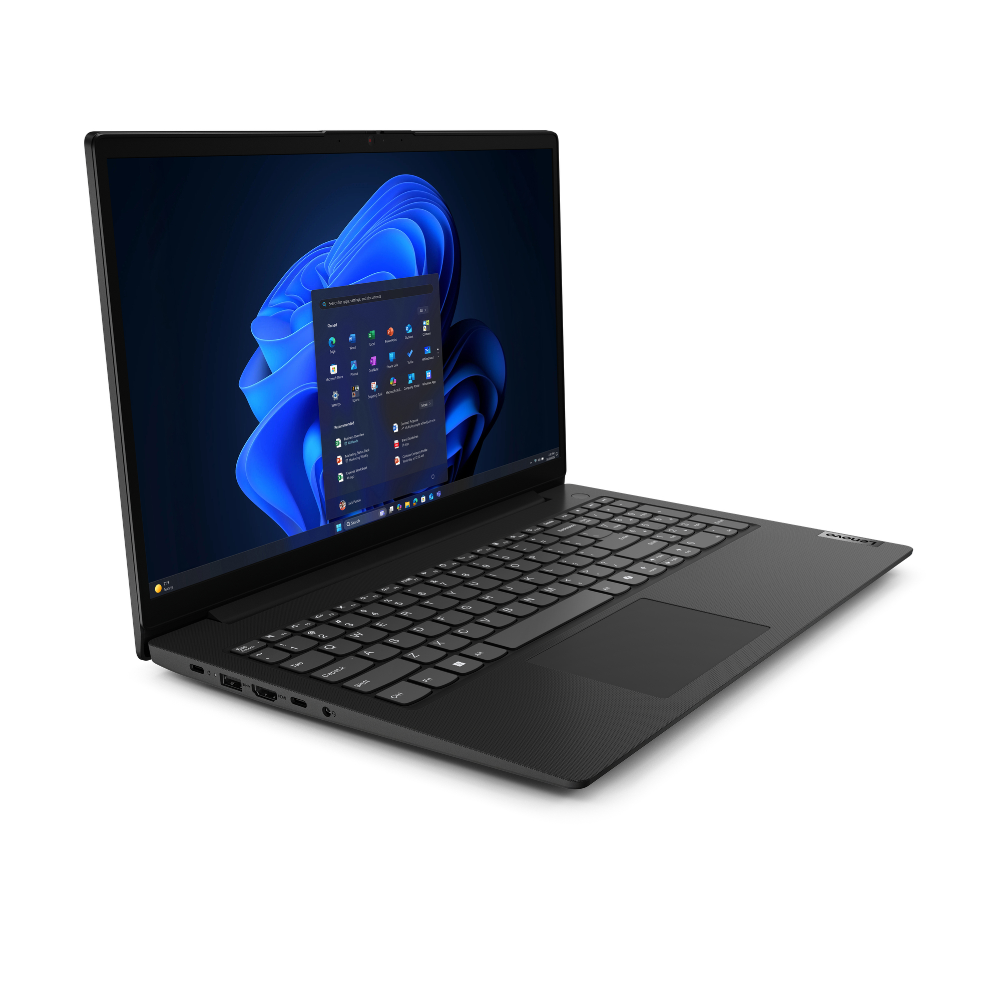 Lenovo V15 G6 AMN, AMD Ryzen? 3, 2,4 GHz, 39,6 cm (15.6"), 1920 x 1080 Pixel, 16 GB, 256 GB