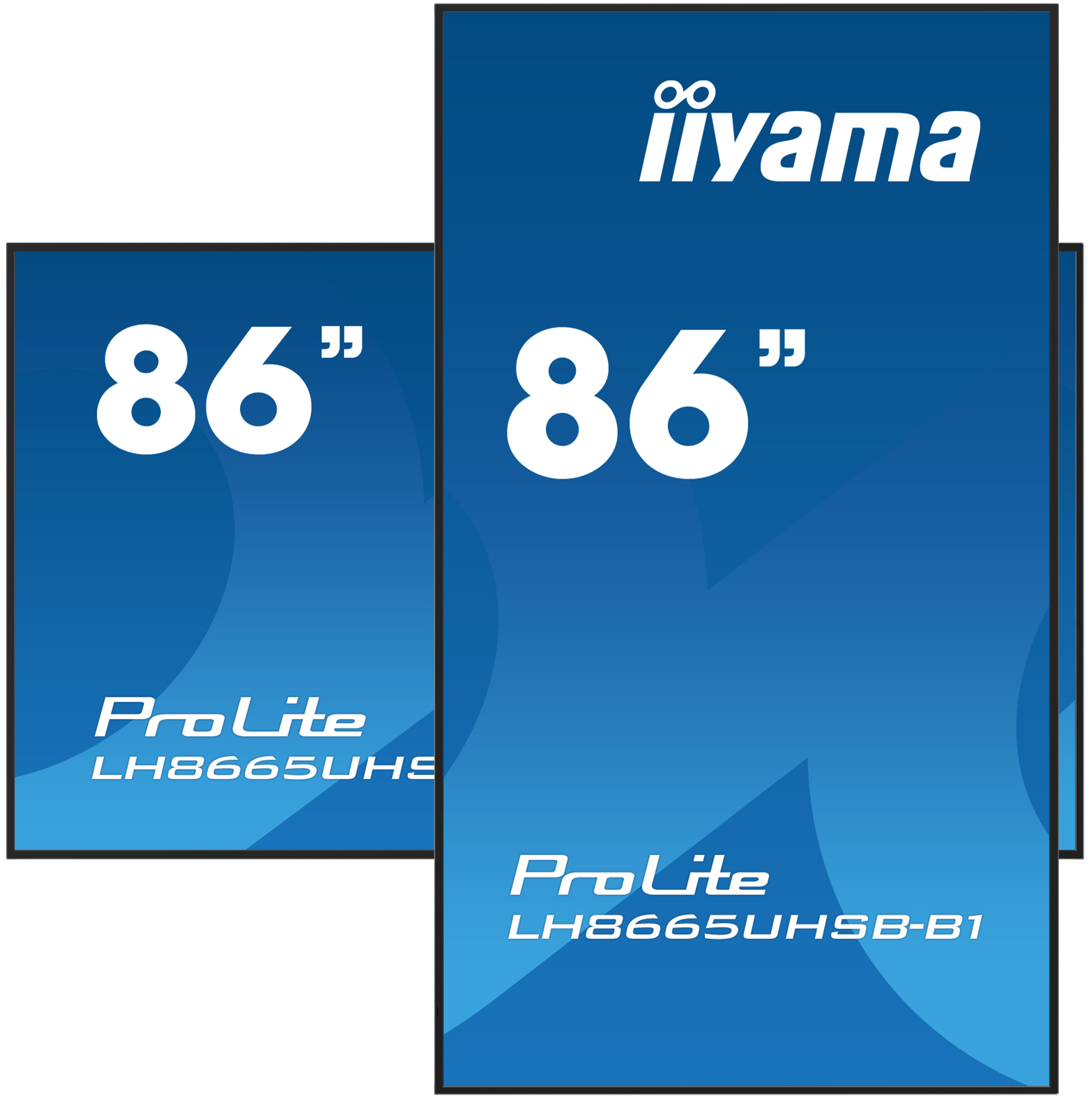Iiyama ProLite LH8665UHSB-B1 - 218 cm (86") Diagonalklasse LCD-Display mit LED-Hintergrundbeleuchtun