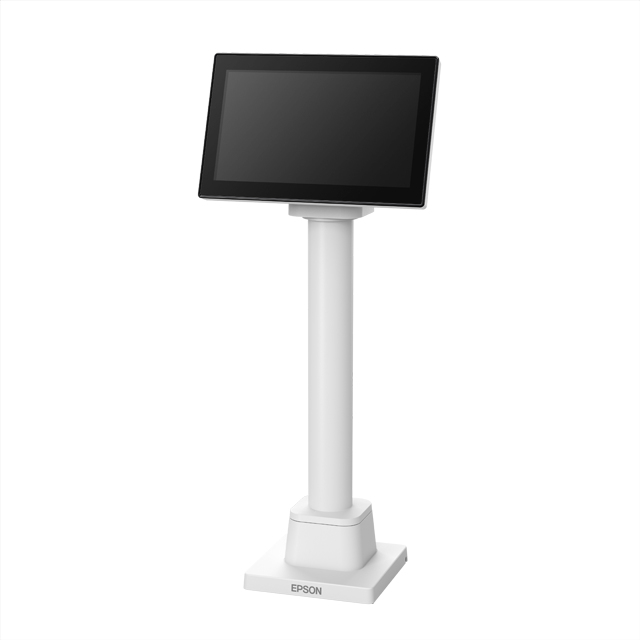 Epson DM-D70 (101): USB Customer Display, White, 17,8 cm (7 Zoll), Weiß, Taiwan, 130 mm, 100 mm, 68