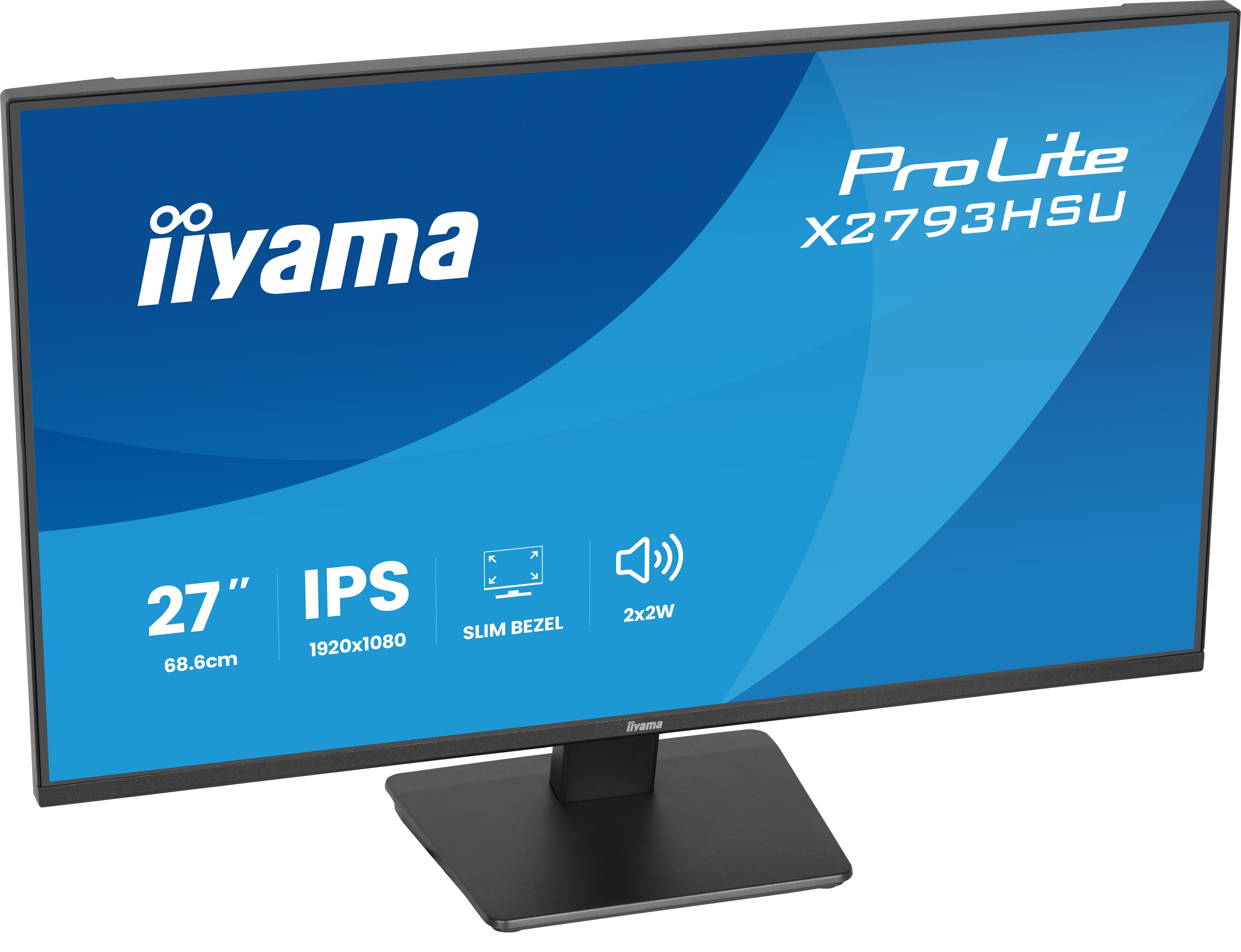 iiyama ProLite X2793HSU-B1 Monitor 68.6cm (27") Full HD, IPS, 1ms, HDMI, Displayport, USB