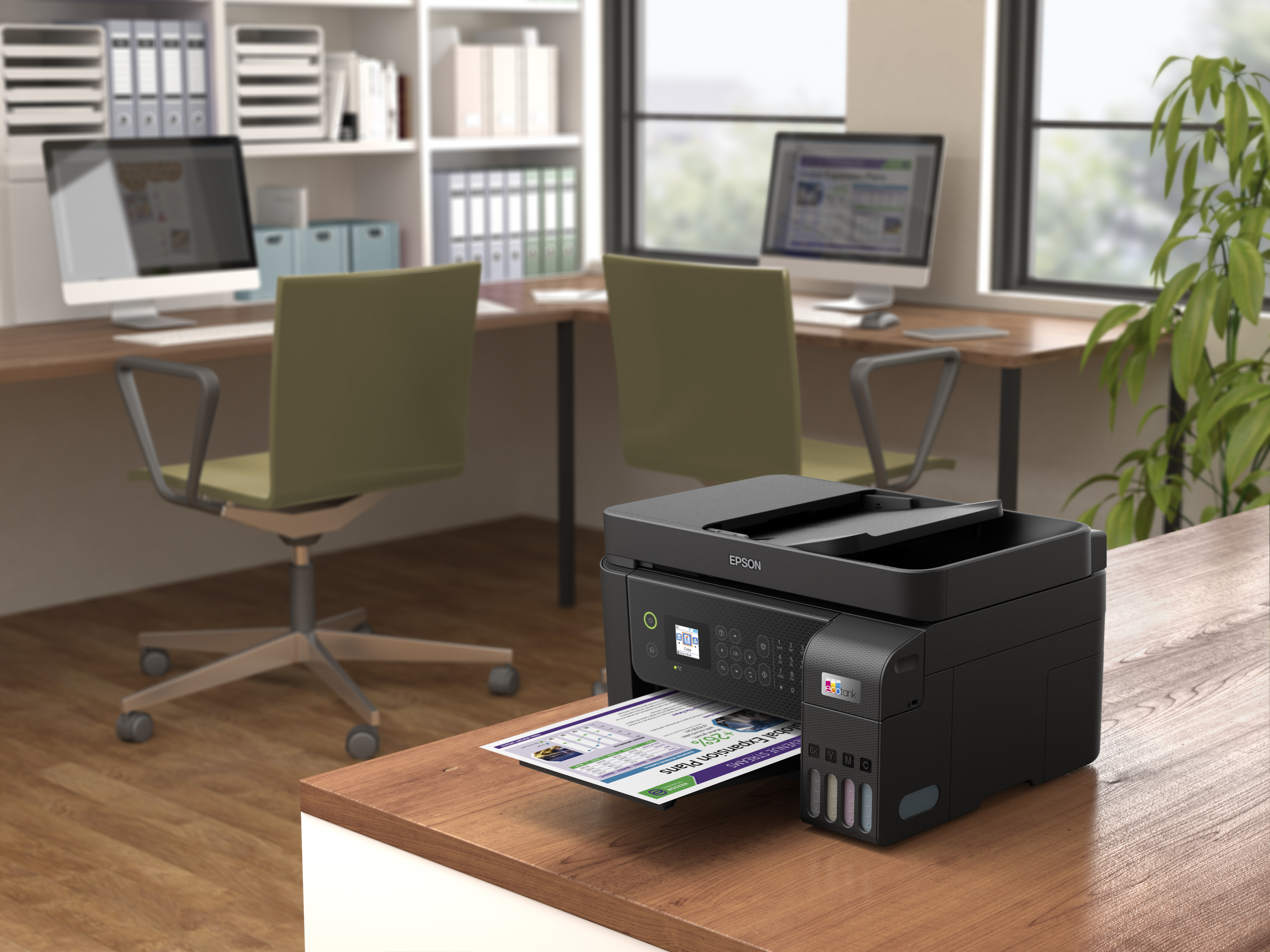 Epson EcoTank ET-4800 - Multifunktionsdrucker - Farbe - Tintenstrahl - wiederbefüllbar - A4 (Medien)