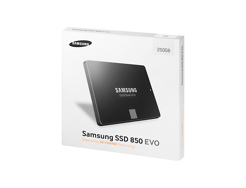 Samsung 850 EVO MZ-75E250 - SSD - verschlüsselt - 250 GB - intern - 2.5" (6.4 cm)