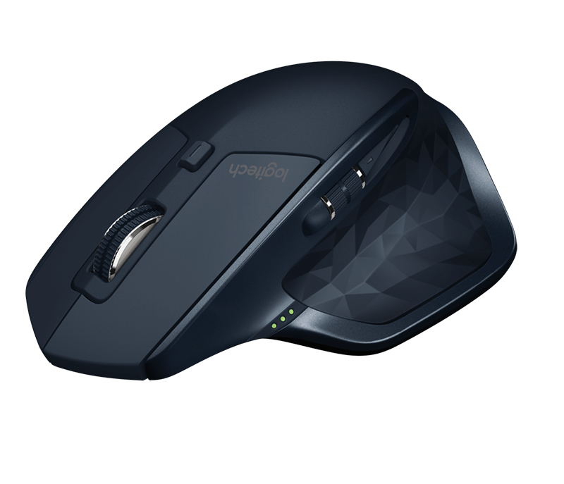 Logitech MX Master Wireless Mouse, rechts, Laser, RF Wireless + Bluetooth, 1000 DPI, Navy