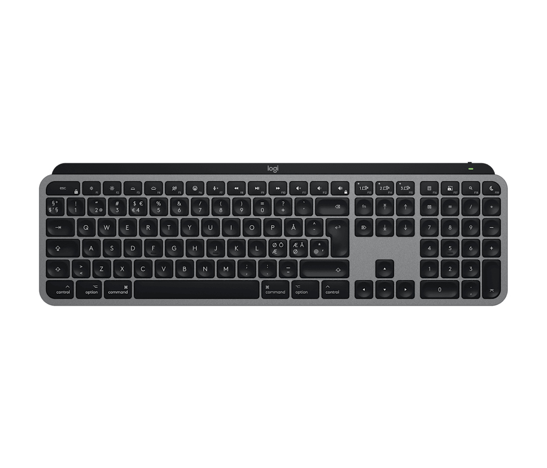 Logitech Master Series MX Keys S for Mac - Tastatur - full size - hinterleuchtet - kabellos - Blueto