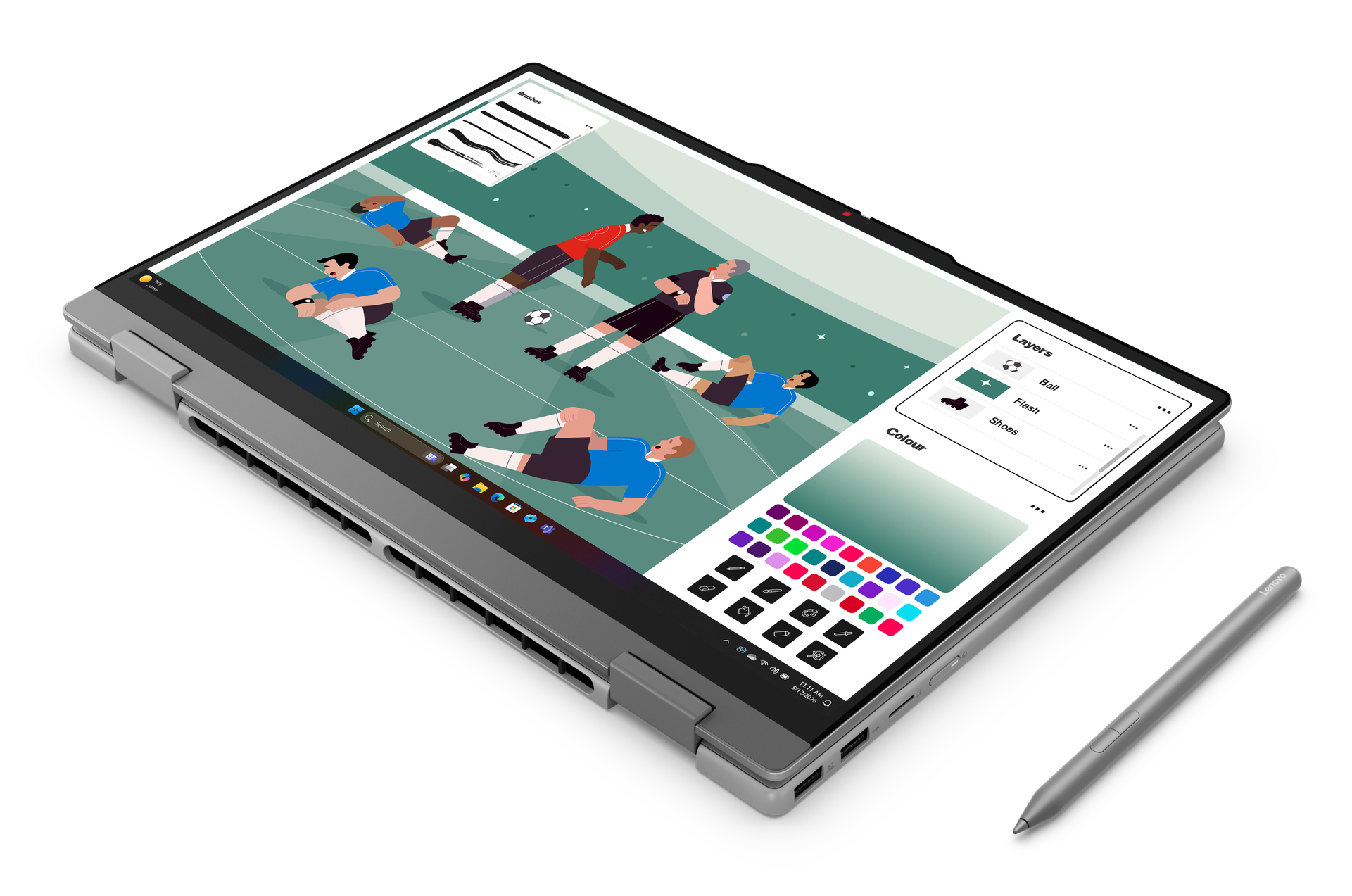 Lenovo IdeaPad 5 2-in-1 15AGP11 83UM - Flip-Design - AMD Ryzen AI 7 445 / 2 GHz - Win 11 Home - Rade