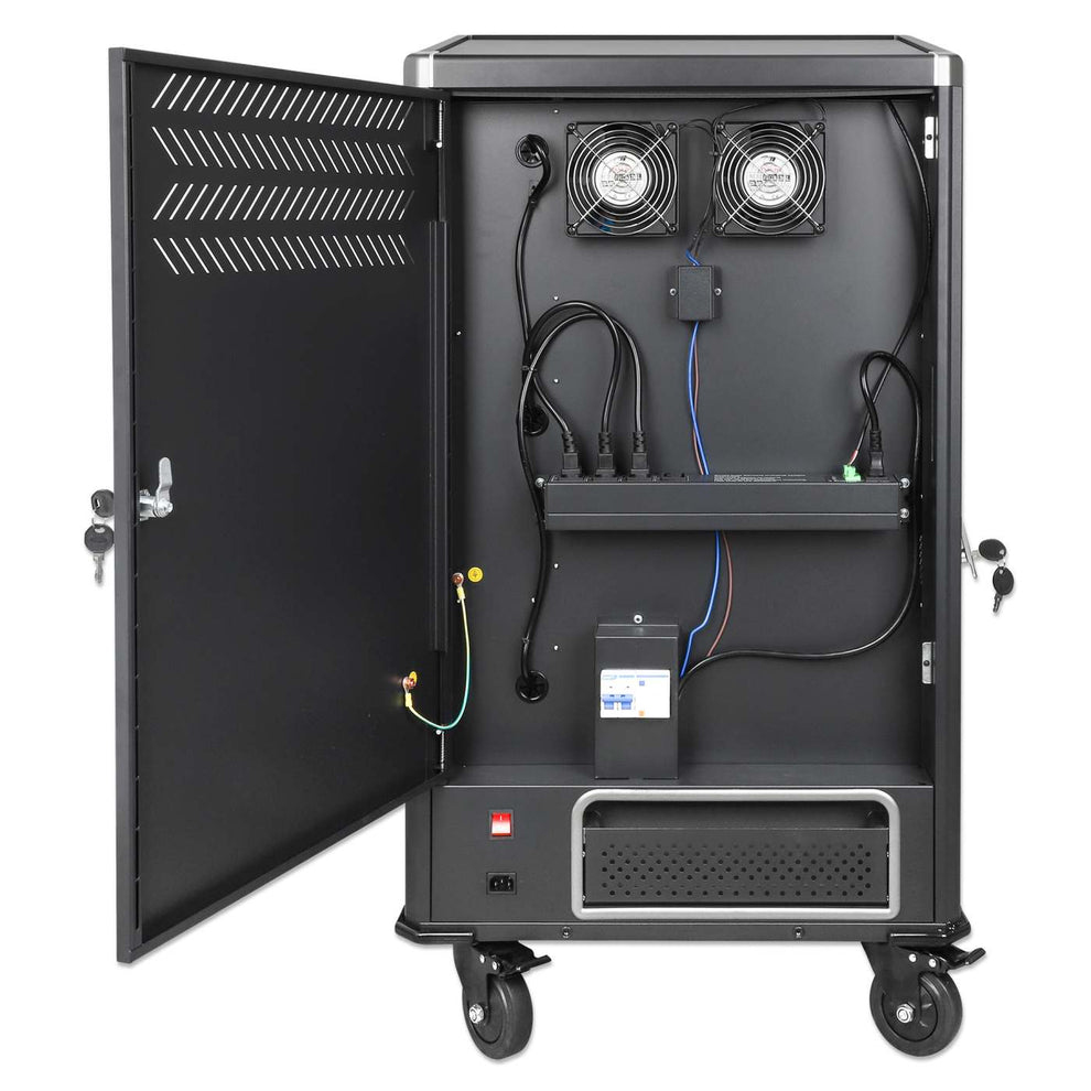 Manhattan Wagen (laden und sichern) - für 30 notebooks / Chromebooks / tablets - charging via intern