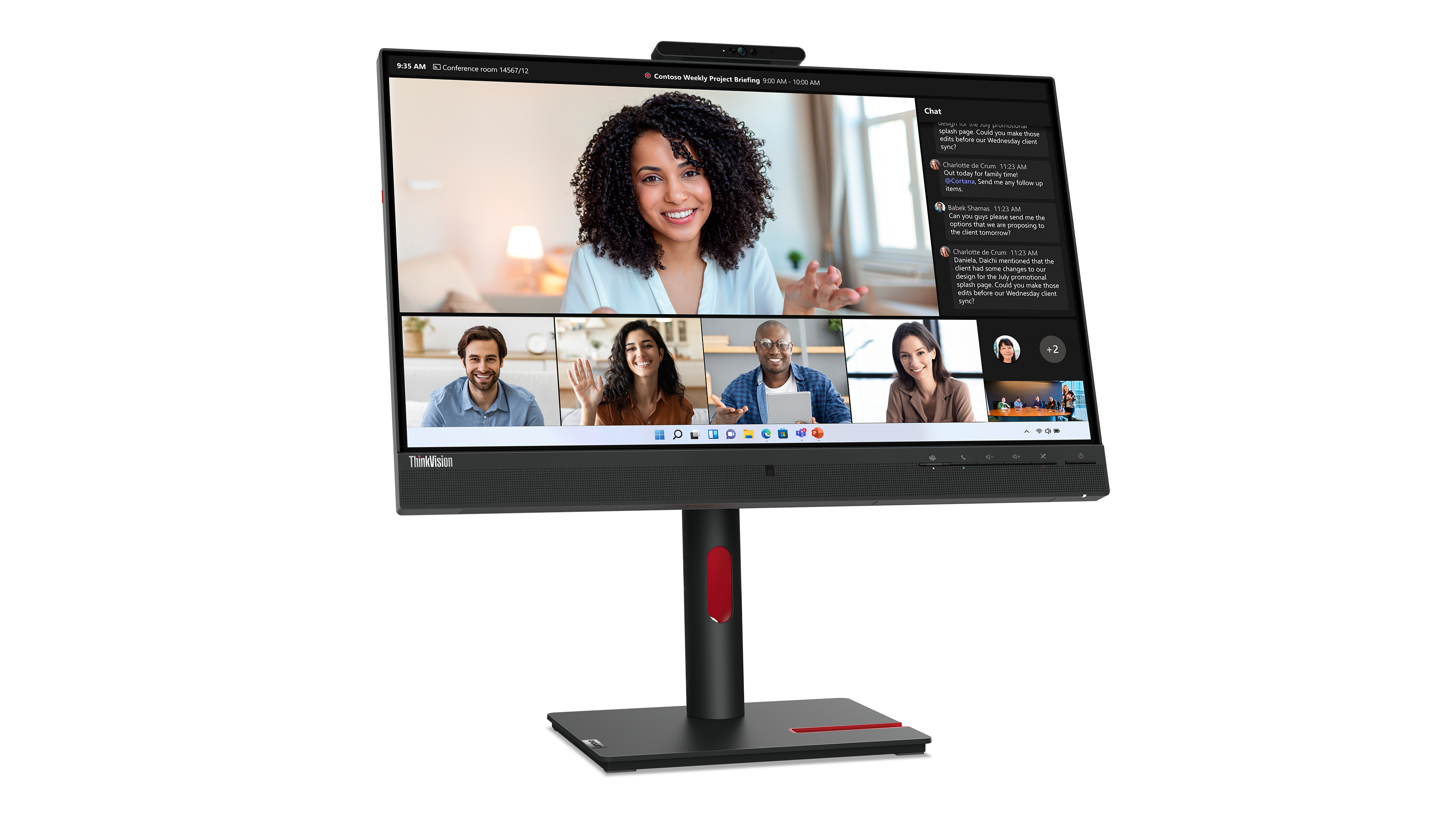 Lenovo ThinkVision T24mv-30 - LED-Monitor - 61 cm (24")