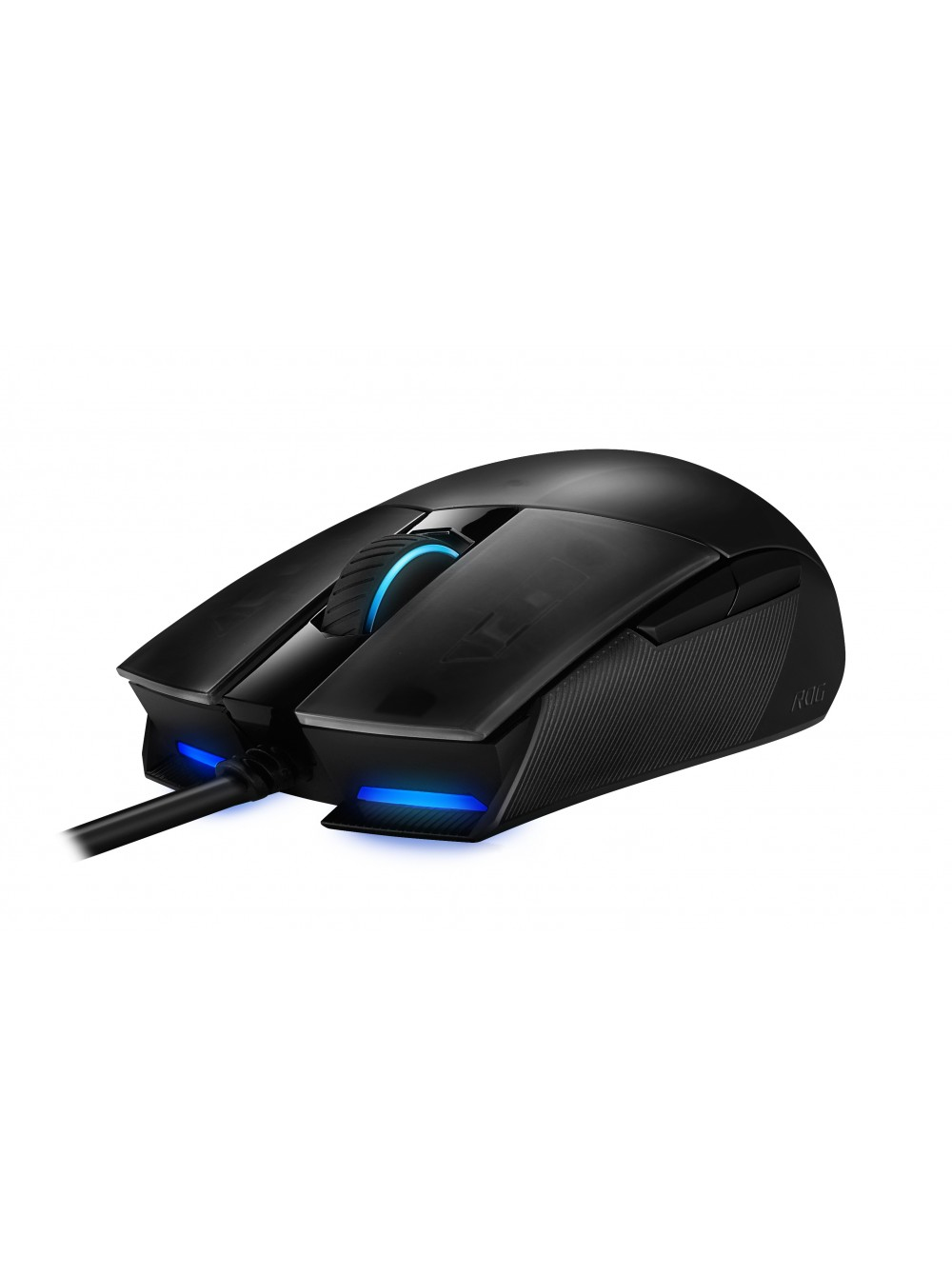 ASUS ROG Strix Impact II, Beidhändig, Optisch, USB Typ-A, 6200 DPI, Schwarz