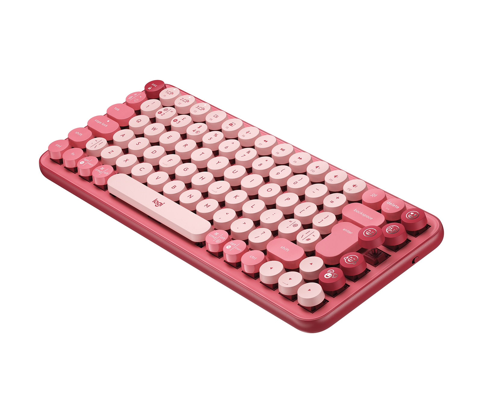 Logitech POP Keys - Tastatur - kabellos - USB, Bluetooth LE, Bluetooth 5.1