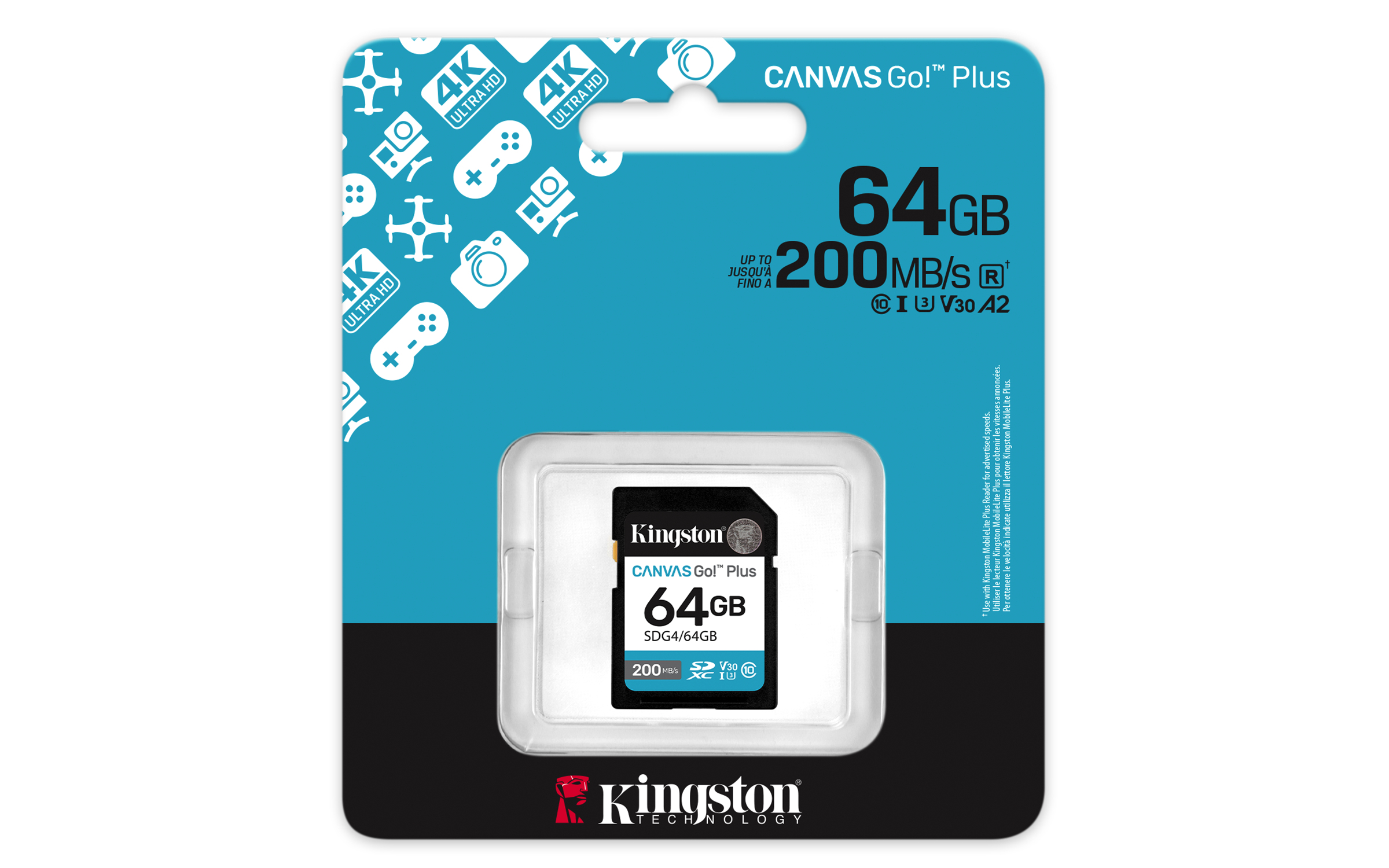 Kingston Canvas Go! Plus - Flash-Speicherkarte