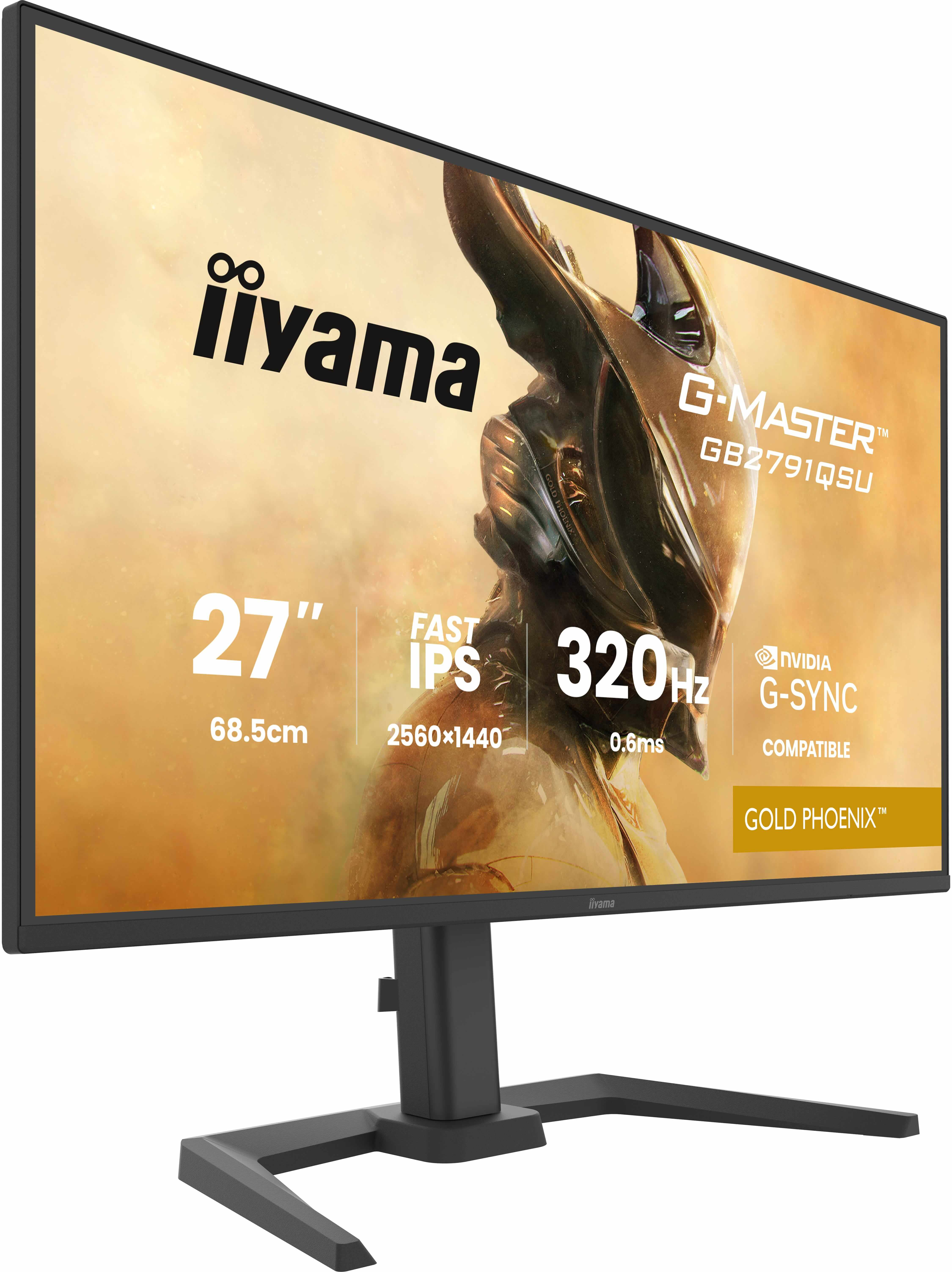 Iiyama G-MASTER Gold Phoenix GB2791QSU-B1 - LED-Monitor - Gaming - 68.6 cm (27")