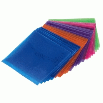 Hama CD-/DVD-Hülle - Blau, Rot, grün, orange, violett (Packung mit 50)