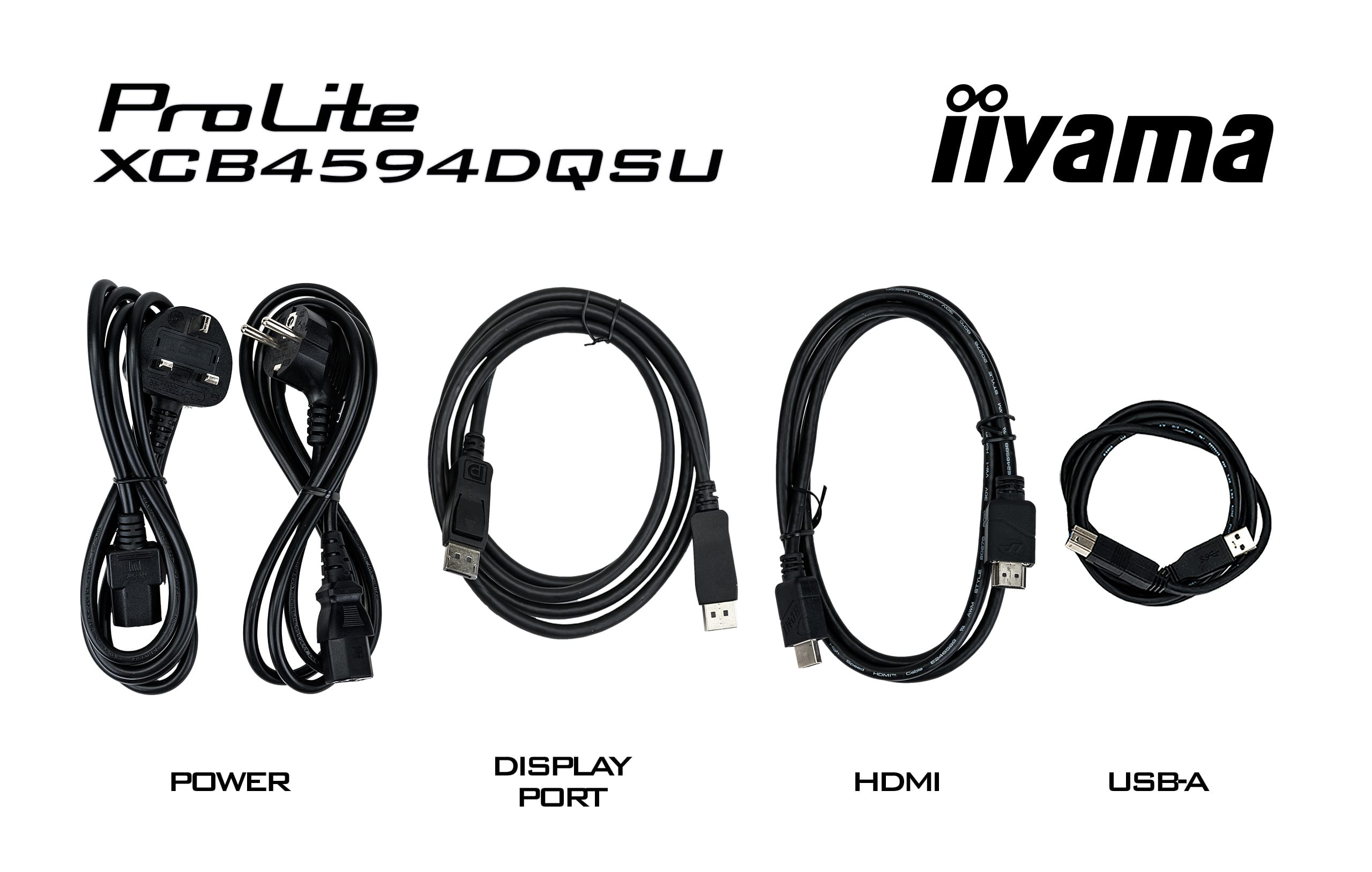 iiyama ProLite XCB4594DQSU-B1 Curved-Monitor 113cm (44.5") DQHD, VA, 2ms, HDMI, DP, USB-C