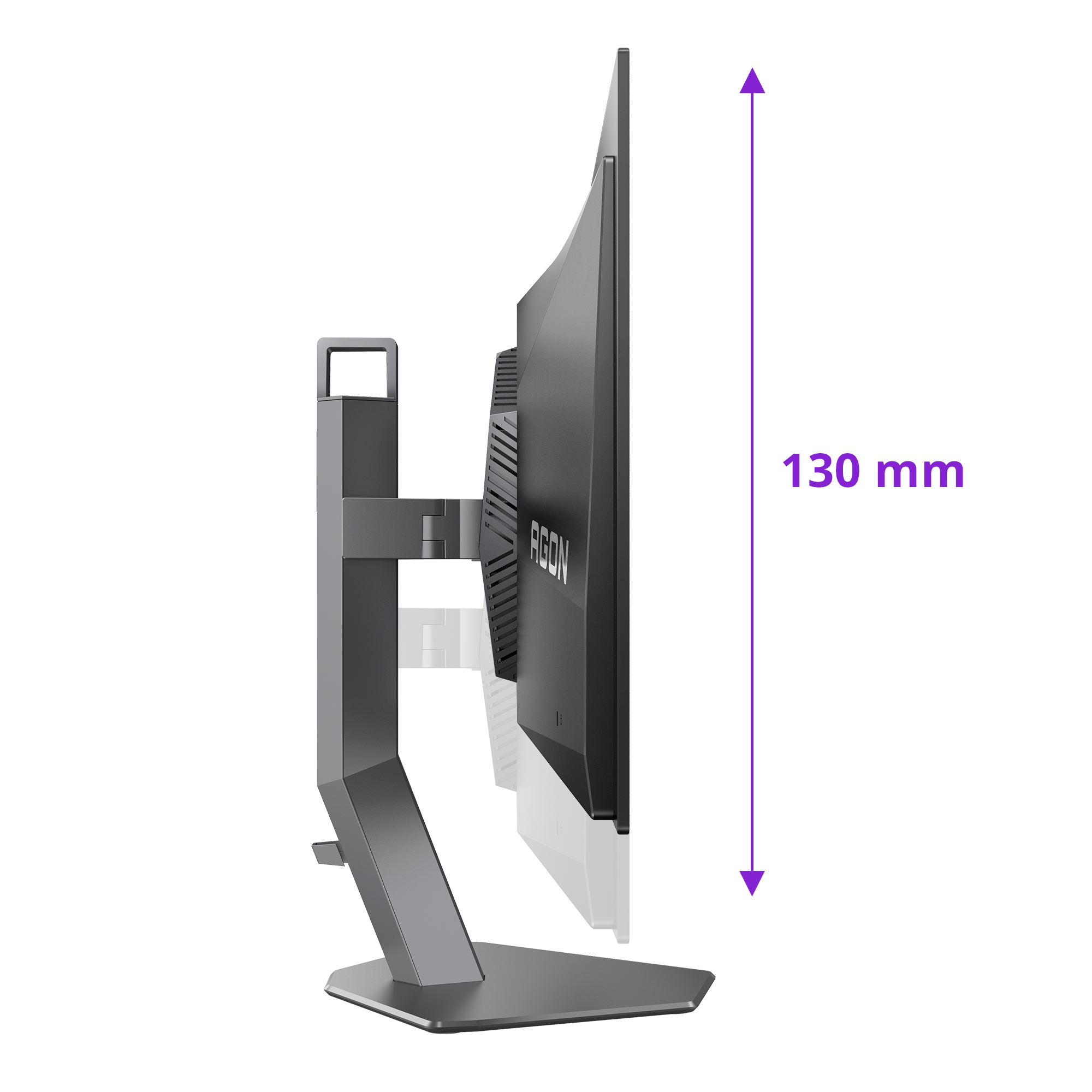 AOC G2 AG276UZD, 67,3 cm (26.5"), 3840 x 2160 Pixel, 4K Ultra HD, OLED, 0,03 ms, Schwarz