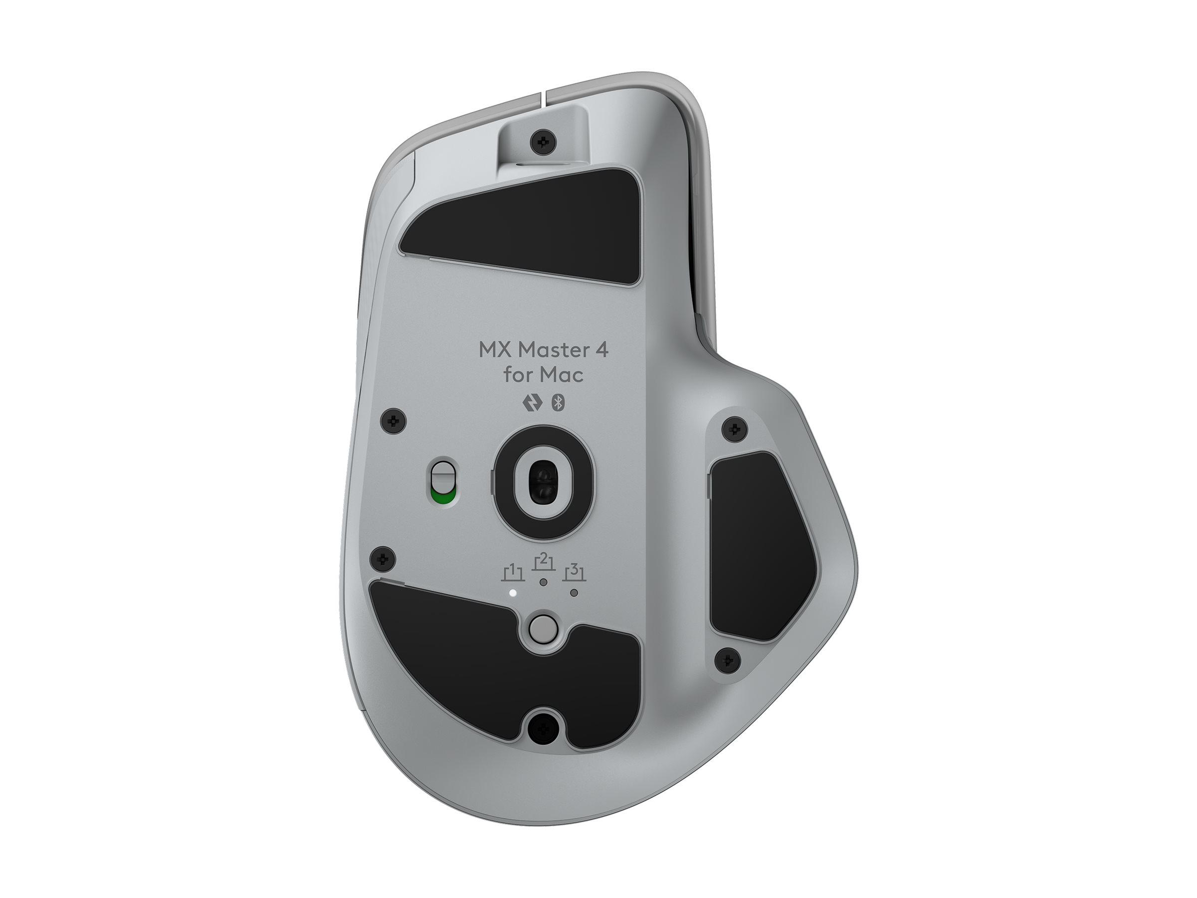 Logitech MX Master 4 for Mac - Maus - 8 Tasten - kabellos - Bluetooth, 2.4 GHz - kabelloser Empfänge