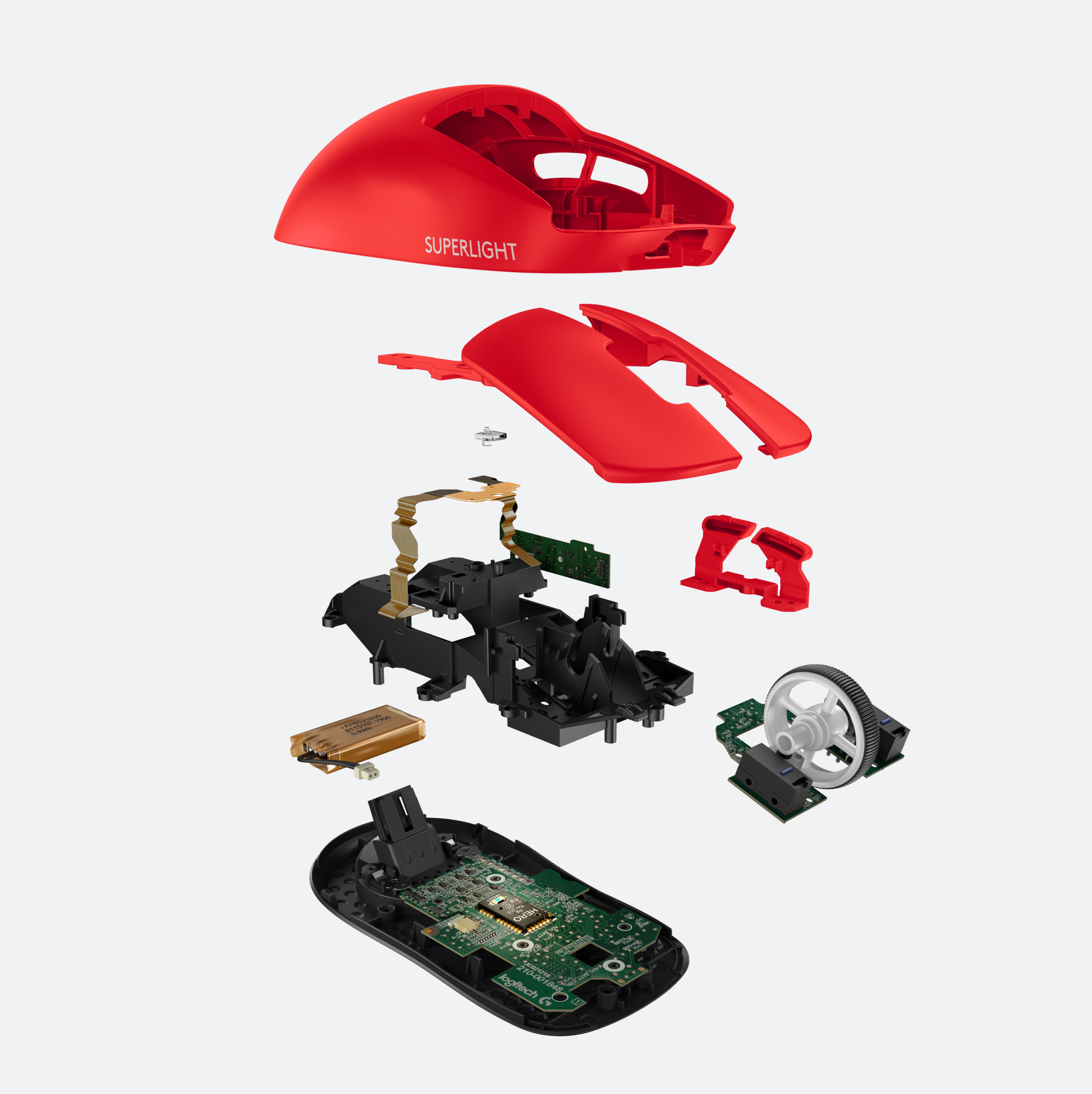 Logitech G PRO X SUPERLIGHT - Maus - optisch