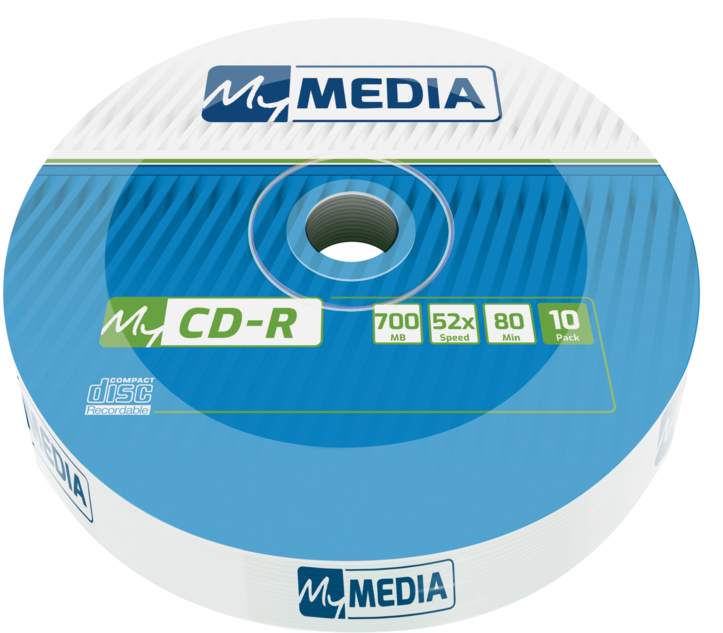 Verbatim MyMedia My CD-R, 52x, CD-R, 120 mm, 700 MB, Spindel, 10 Stück(e)