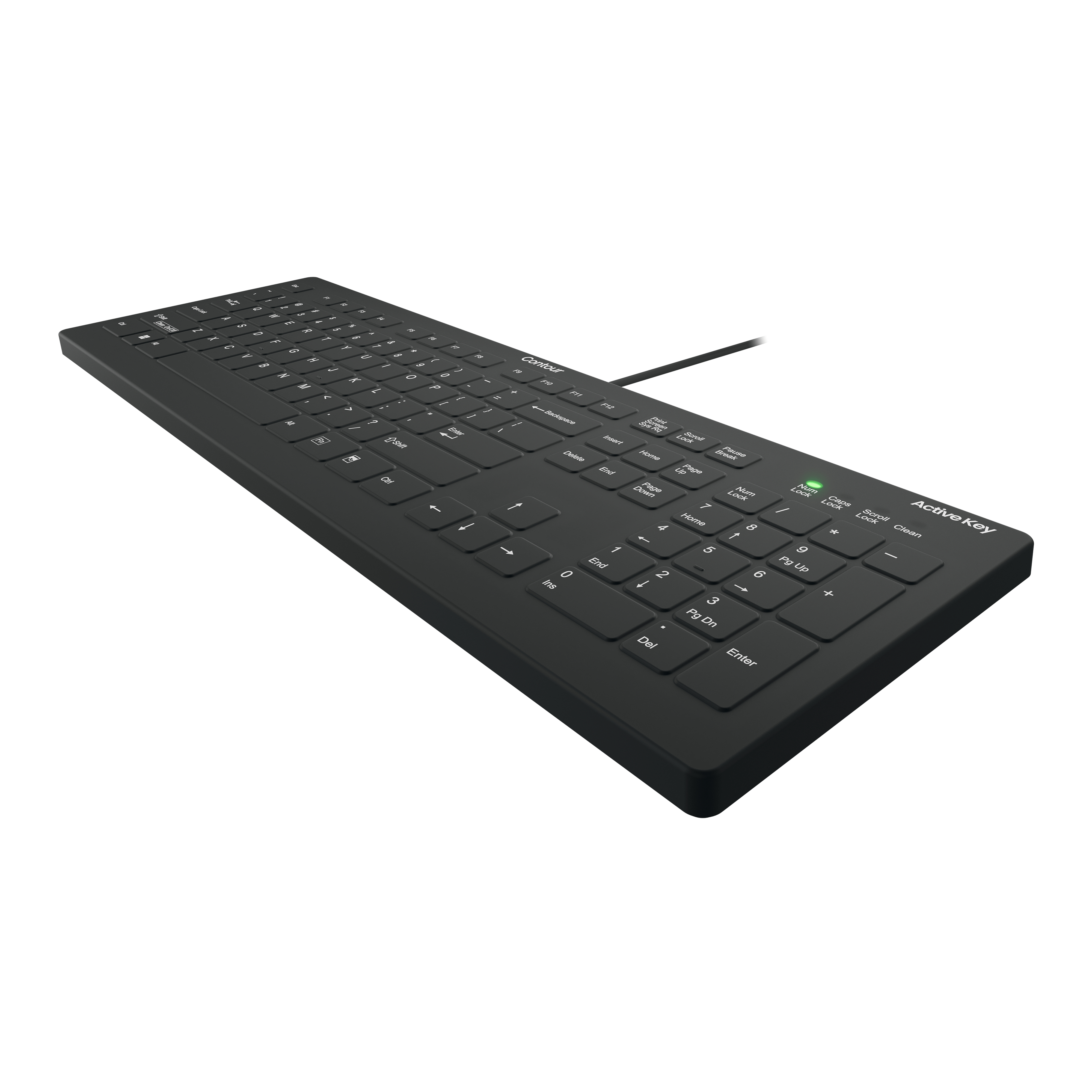 Cherry Contour Active Key QuickClean AK-C8112 - Tastatur
