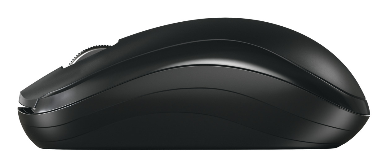 Cherry MW 2200 - Maus - ergonomisch - rechts- und linkshändig - optisch - 3 Tasten - kabellos - 2.4