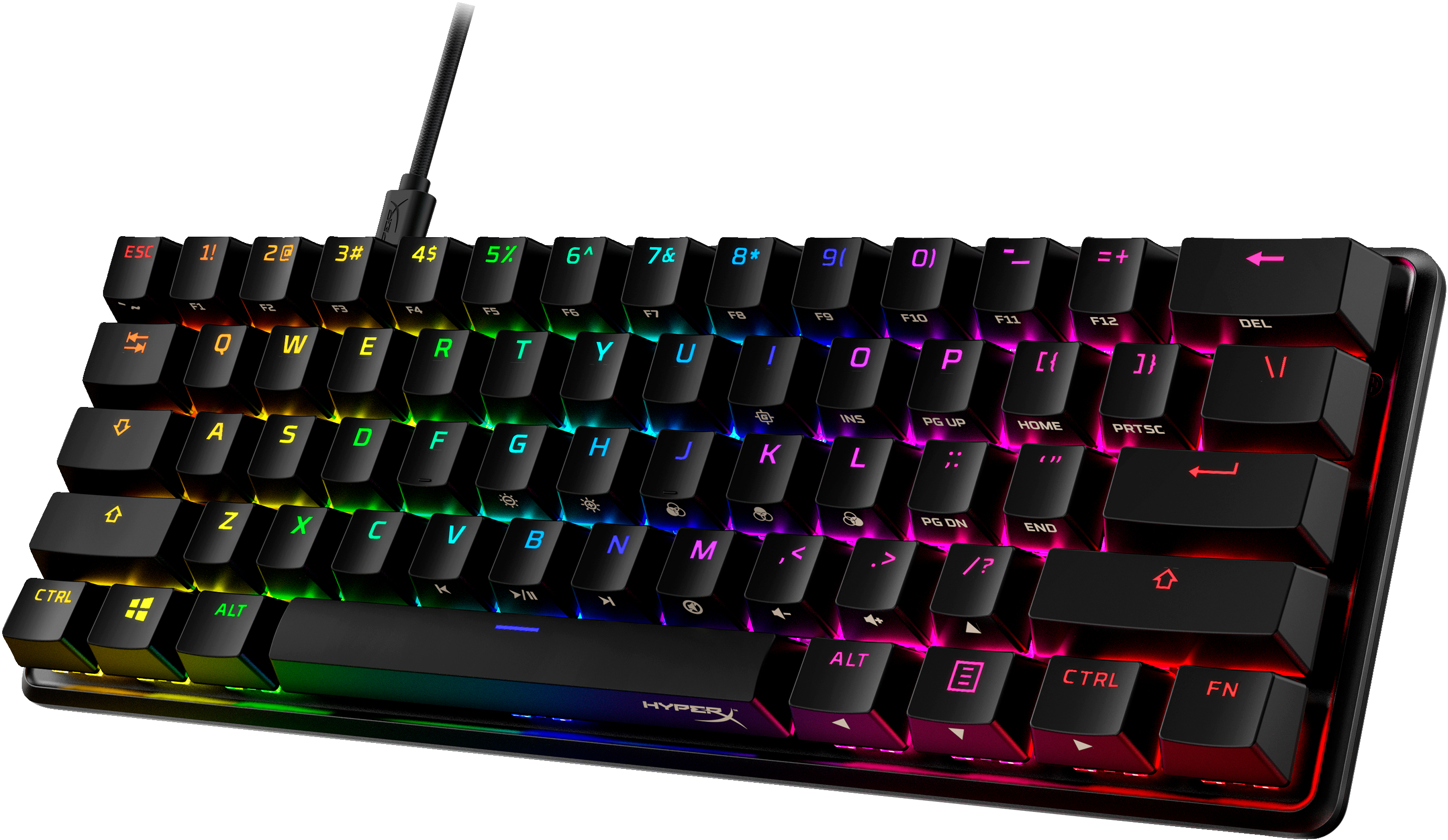 HP HyperX Alloy Origins 60 - Tastatur - 60% - Hintergrundbeleuchtung