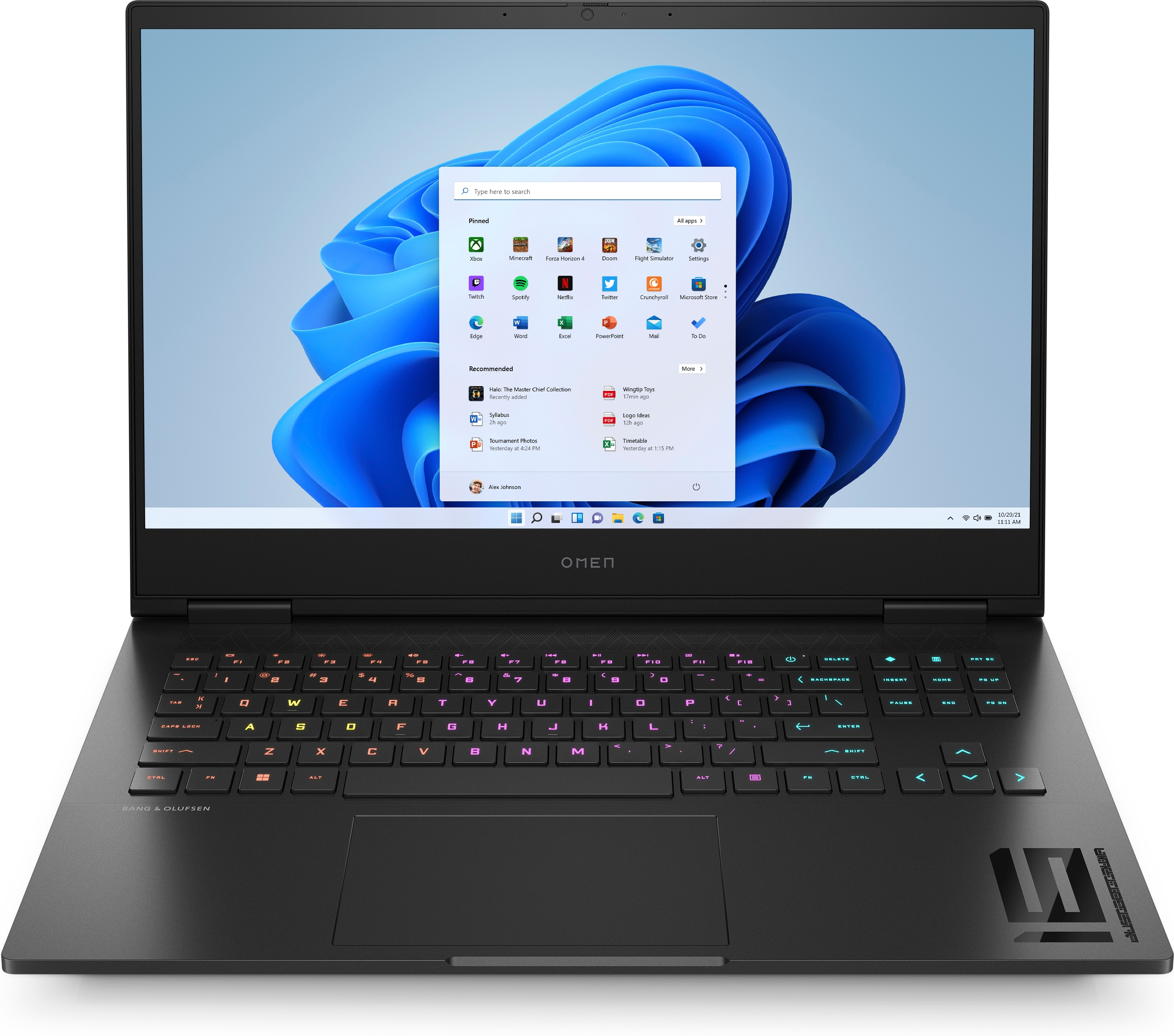 HP OMEN by HP 16-xf0077ng, AMD Ryzen? 7, 3,8 GHz, 40,9 cm (16.1"), 1920 x 1080 Pixel, 16 GB, 1 TB