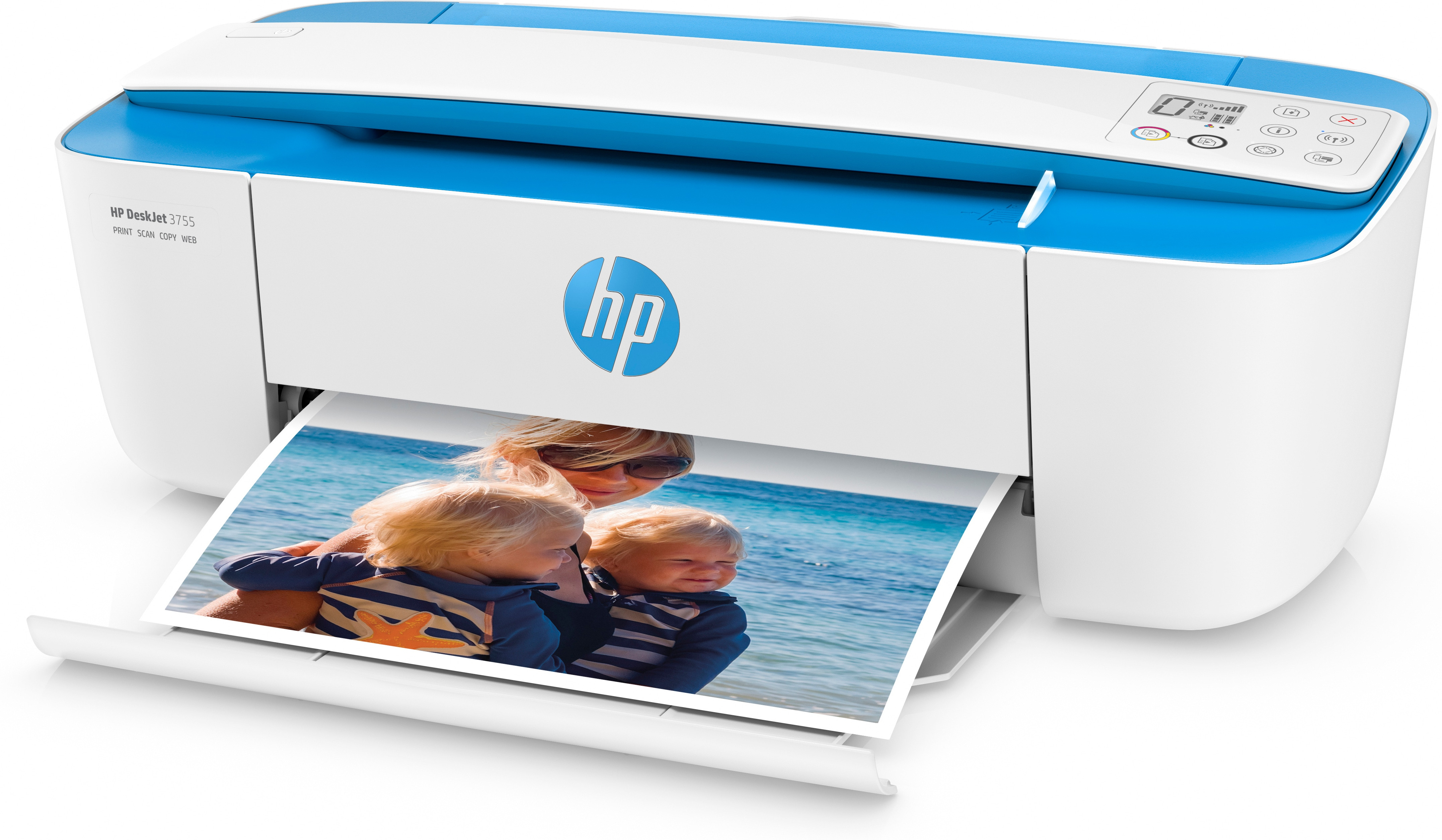 HP Deskjet 3762 All-in-One - Multifunktionsdrucker - Farbe - Tintenstrahl - 216 x - Kopierer - Tinte