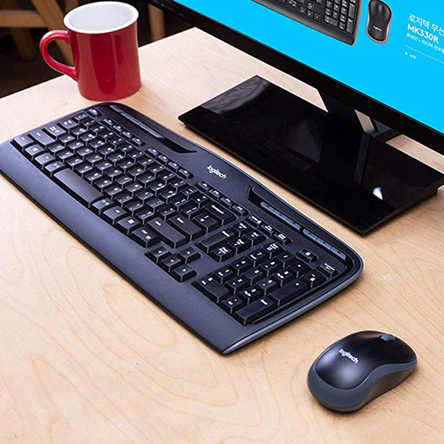 Logitech Wireless Combo MK330 - Tastatur-und-Maus-Set