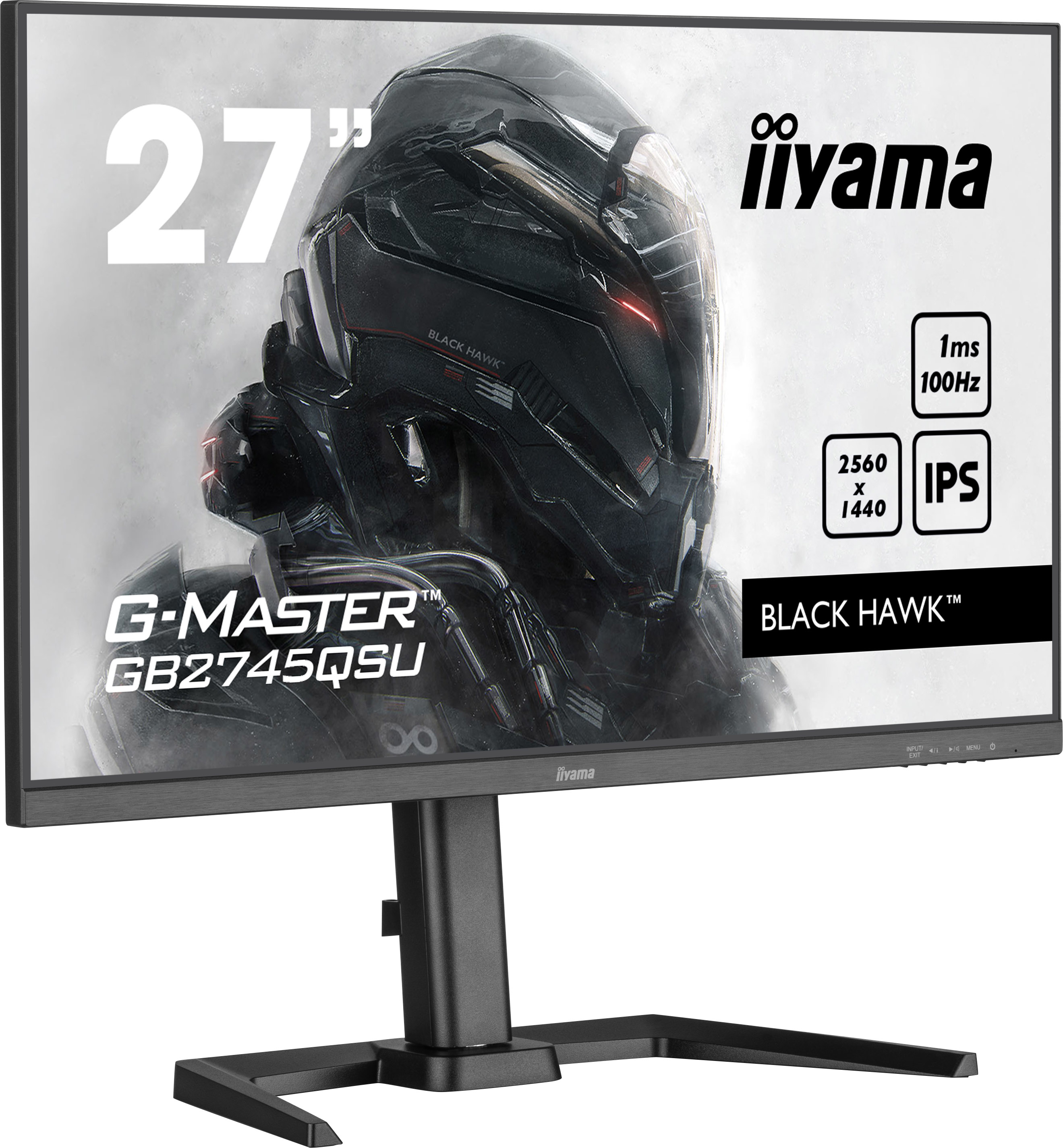 Iiyama G-MASTER Black Hawk GB2745QSU-B1 - LED-Monitor - 68.5 cm (27")