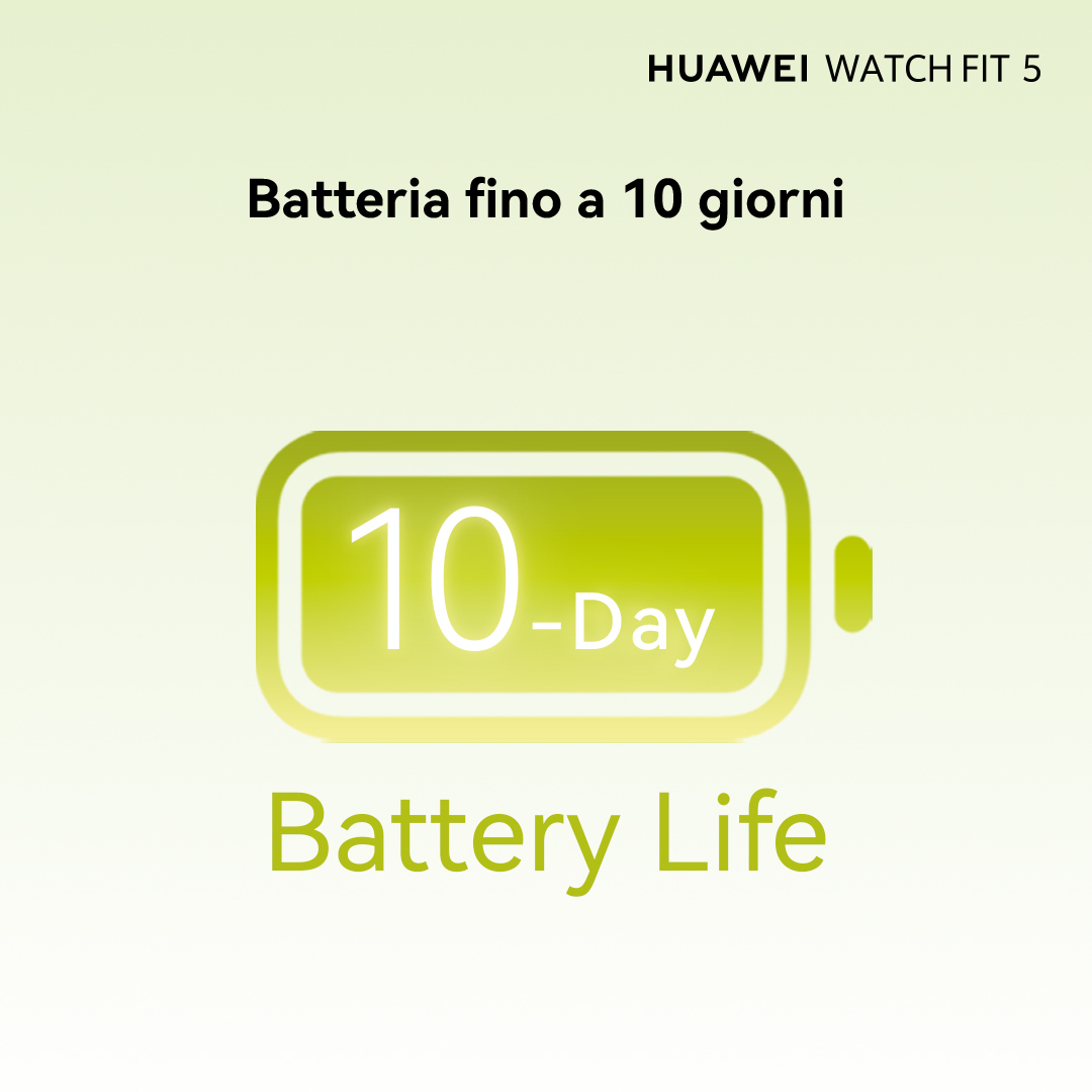 Huawei Watch Fit 5 - Aluminiumlegierung - intelligente Uhr mit Riemen - Flouroelastomer - schwarz -