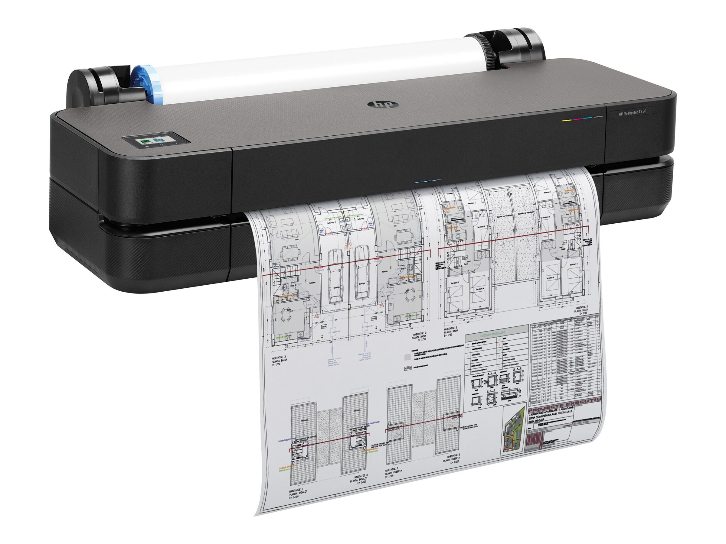 HP DesignJet T250 - 610 mm (24") Großformatdrucker - Farbe - Tintenstrahl - A1, ANSI D - 2400 x 1200