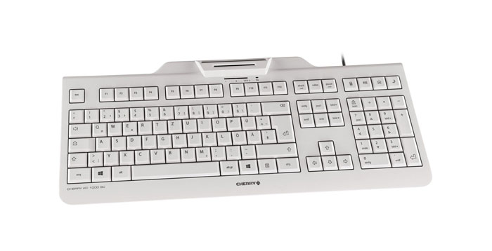 Cherry KC 1000 SC - Tastatur - USB - Französisch